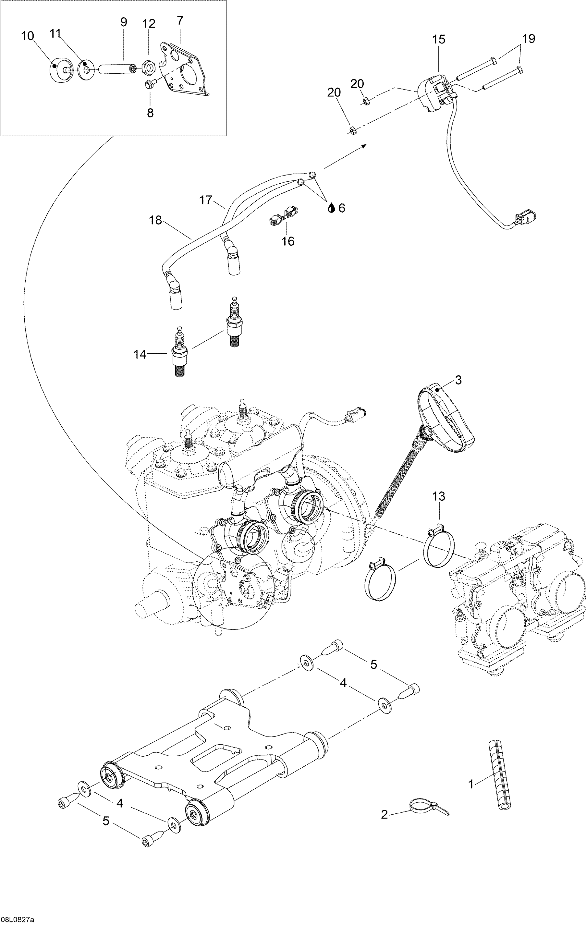 Engine And Engine Support