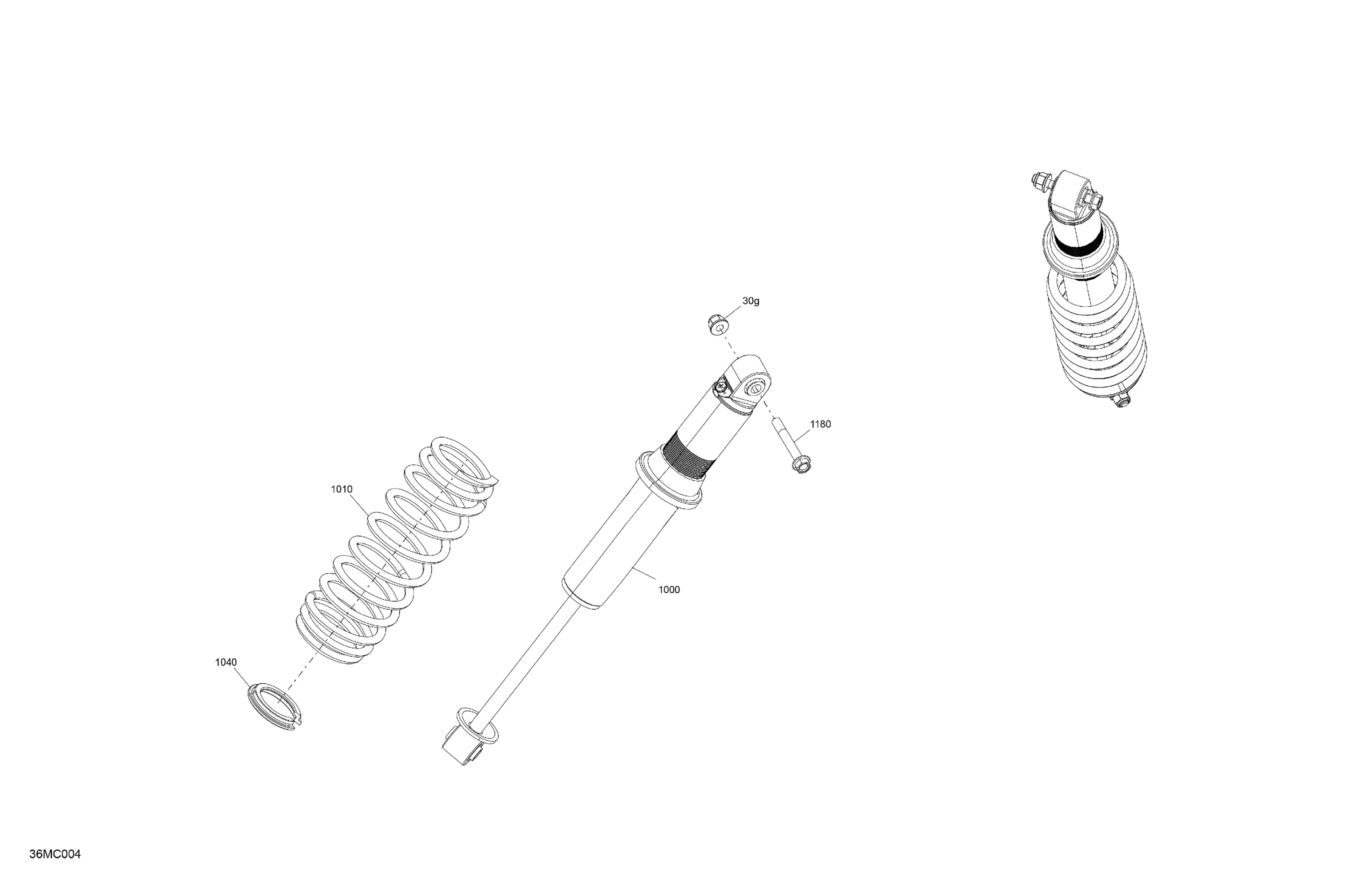 Схема узла: Suspension - Front Shock