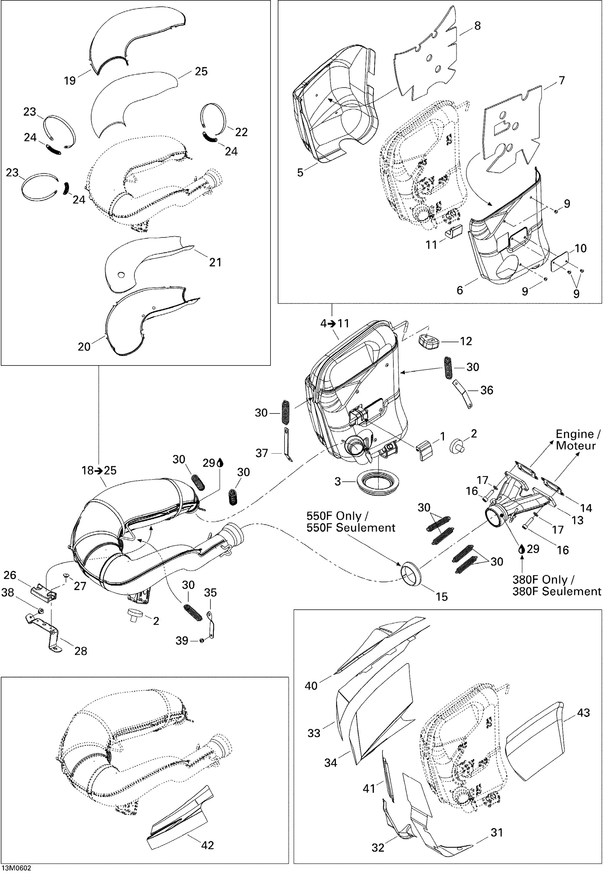 Exhaust System GSX 380F