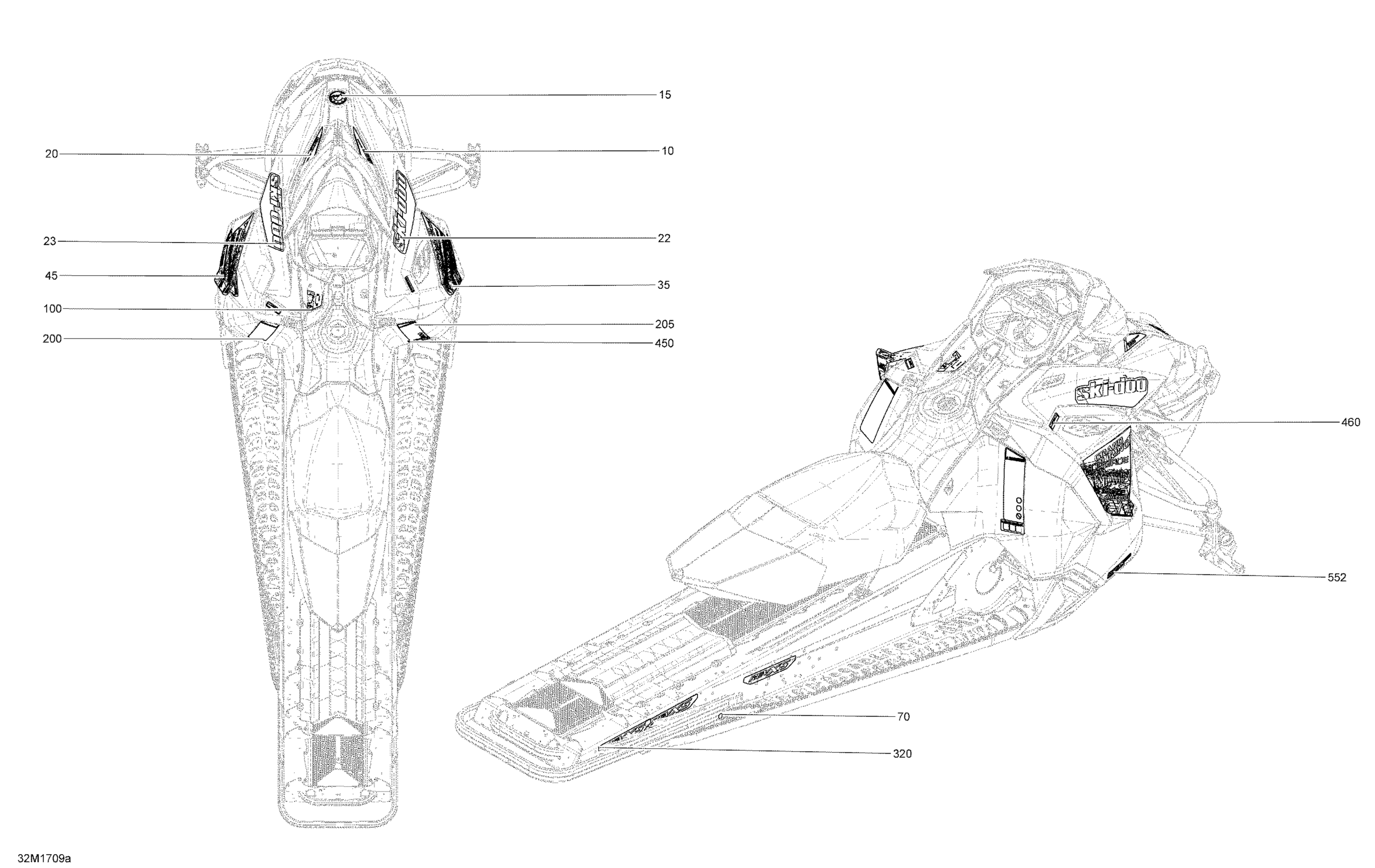 Схема узла: Decals - Package Sport, SE