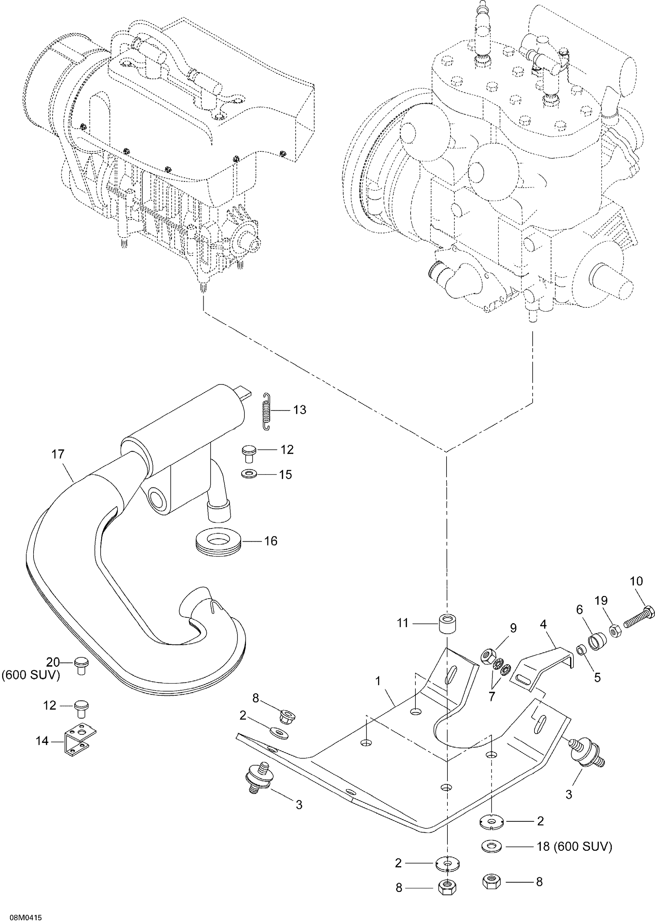 Engine Assembly And Support