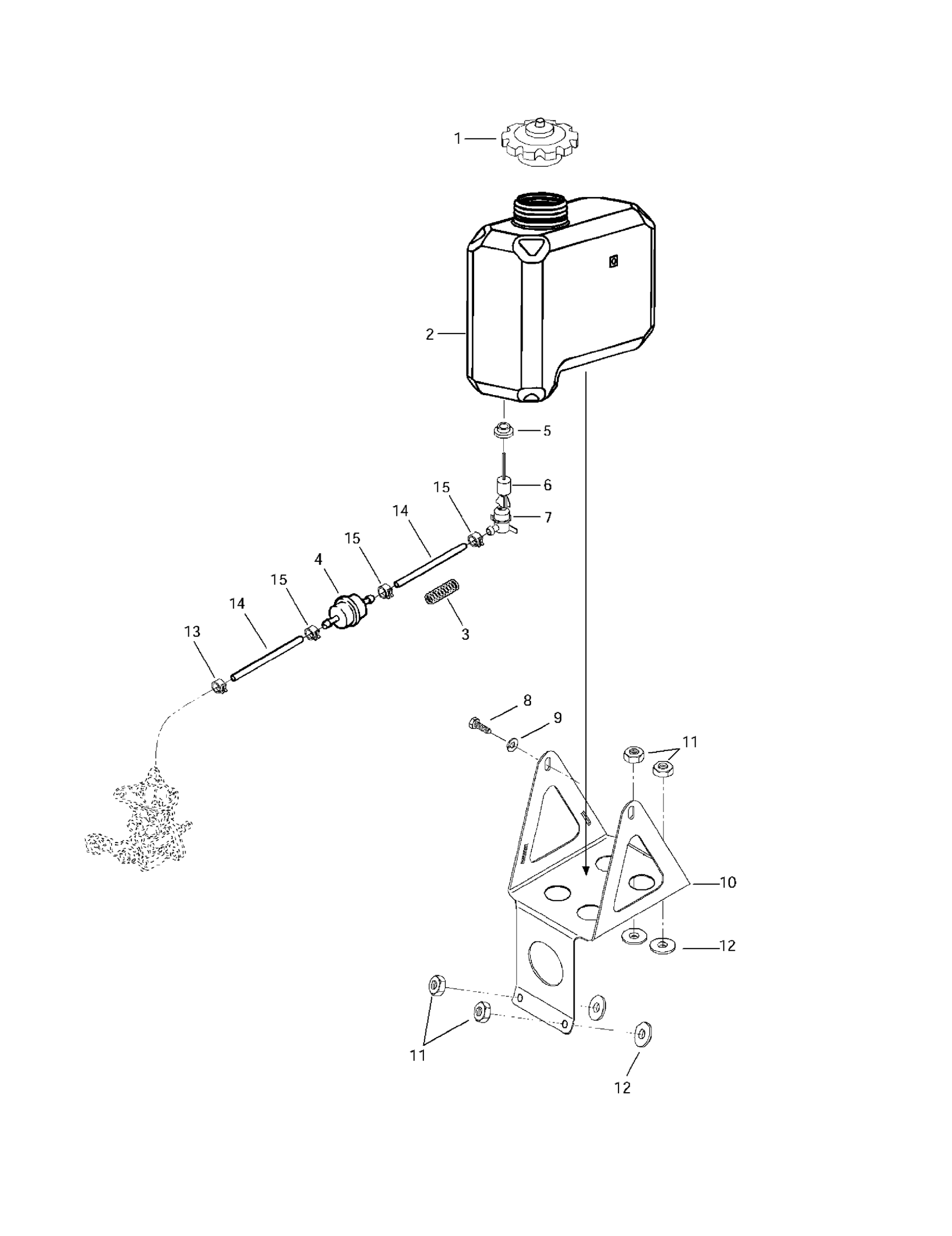 Oil Tank And Support