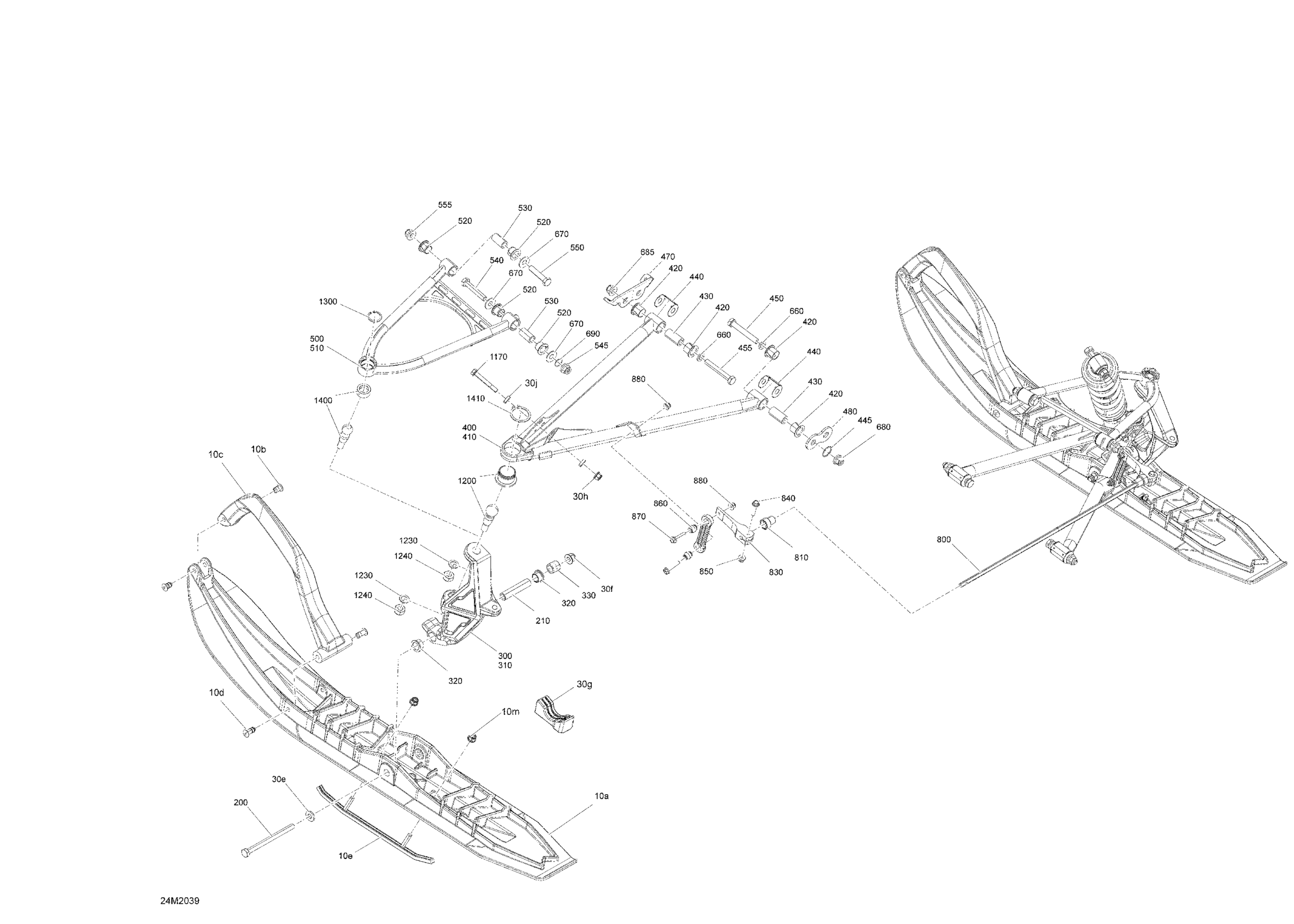 Suspension, Front - System - SE - LE