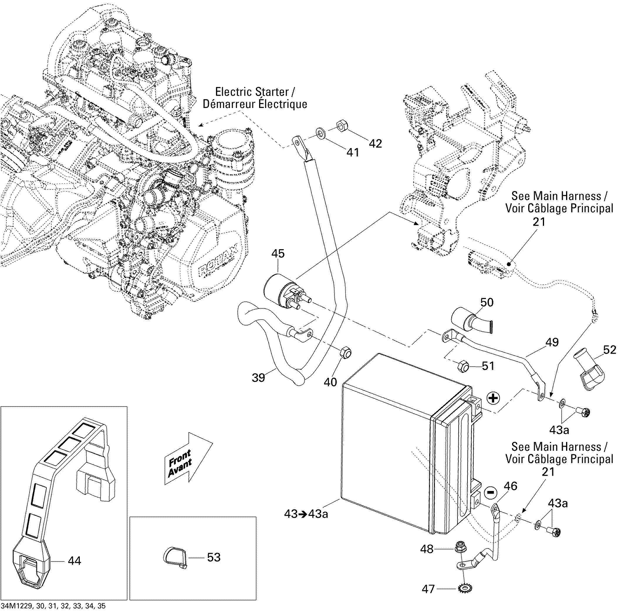 Battery And Starter