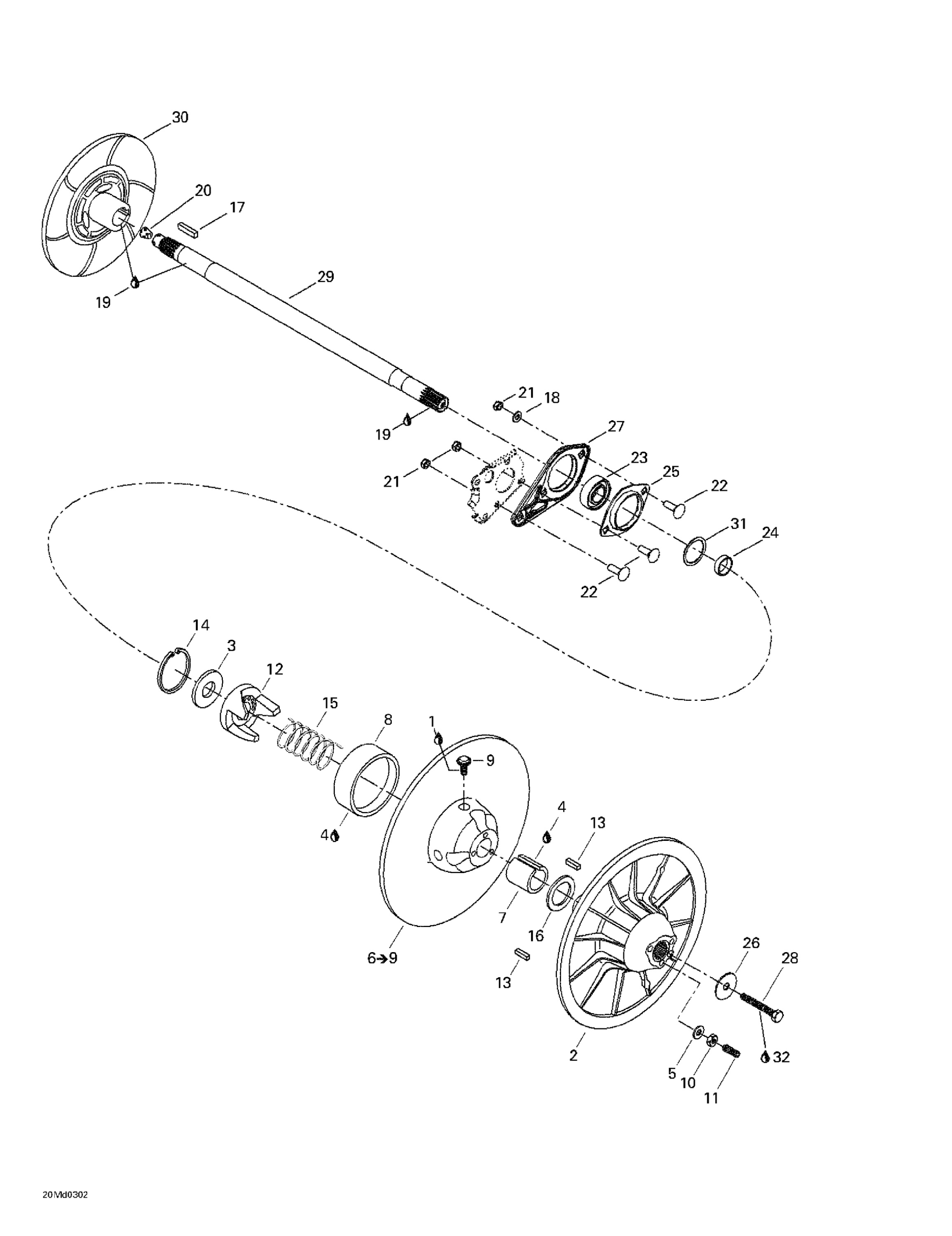 Driven Pulley