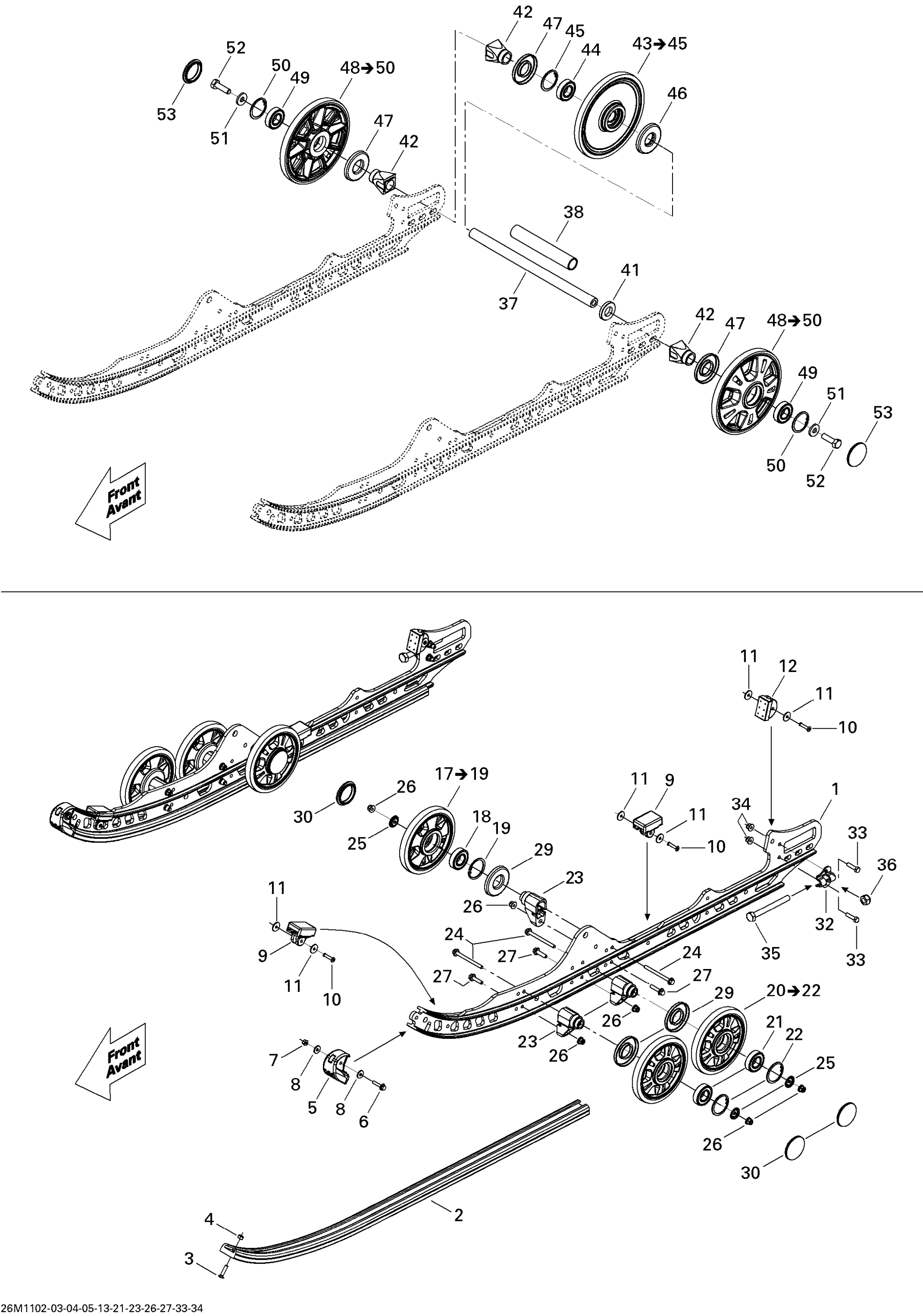 Схема узла: Rear Suspension