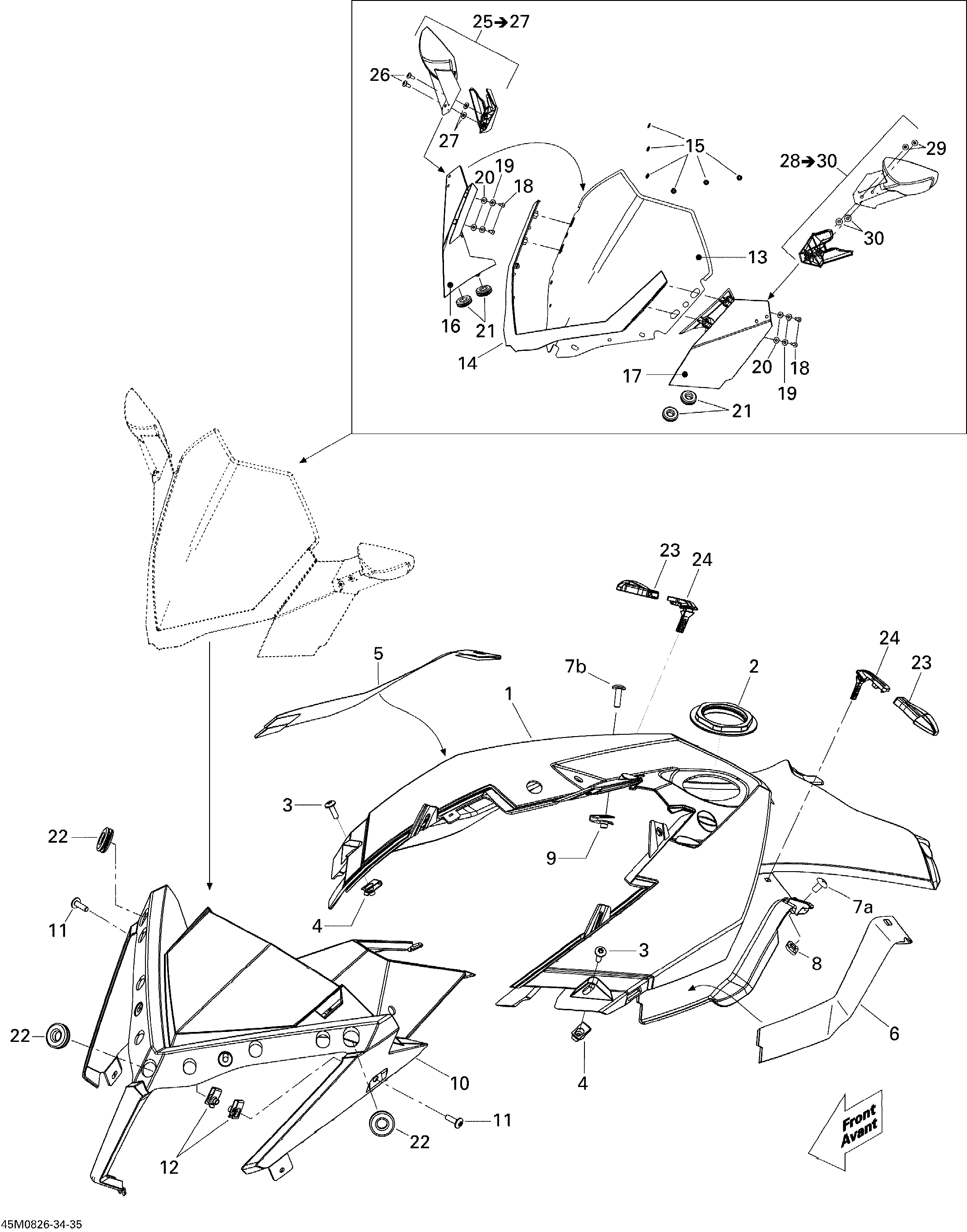 Windshield And Console