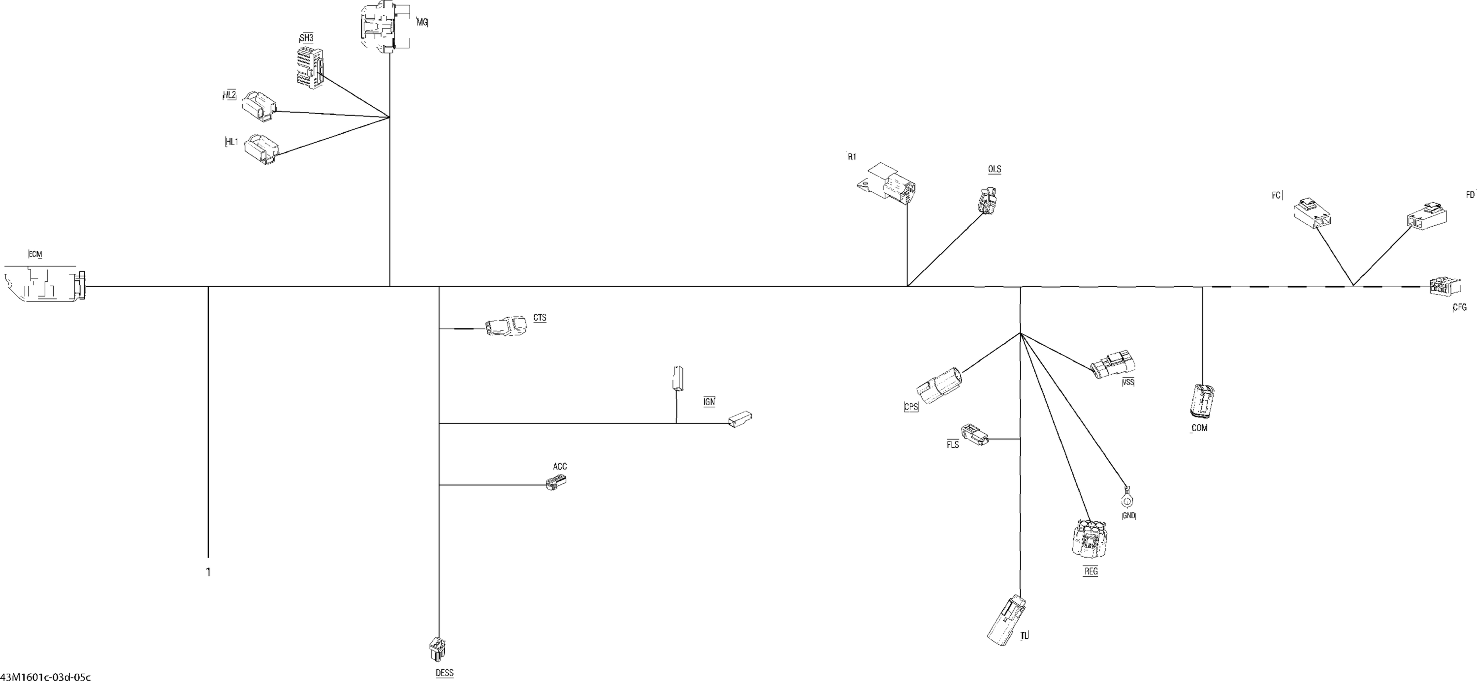 Electrical Harness - 600 CARB