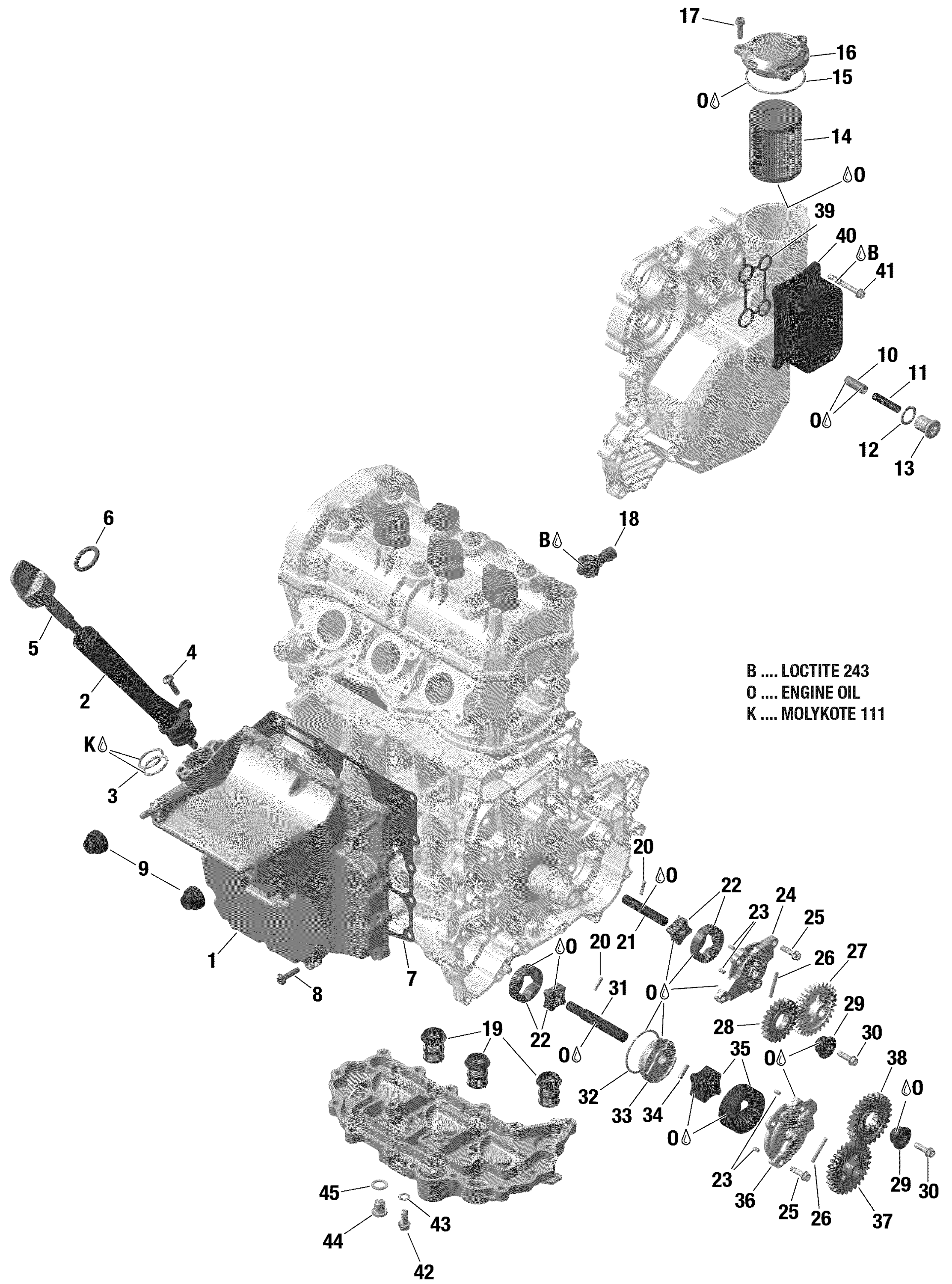 Engine Lubrication 900 ACE