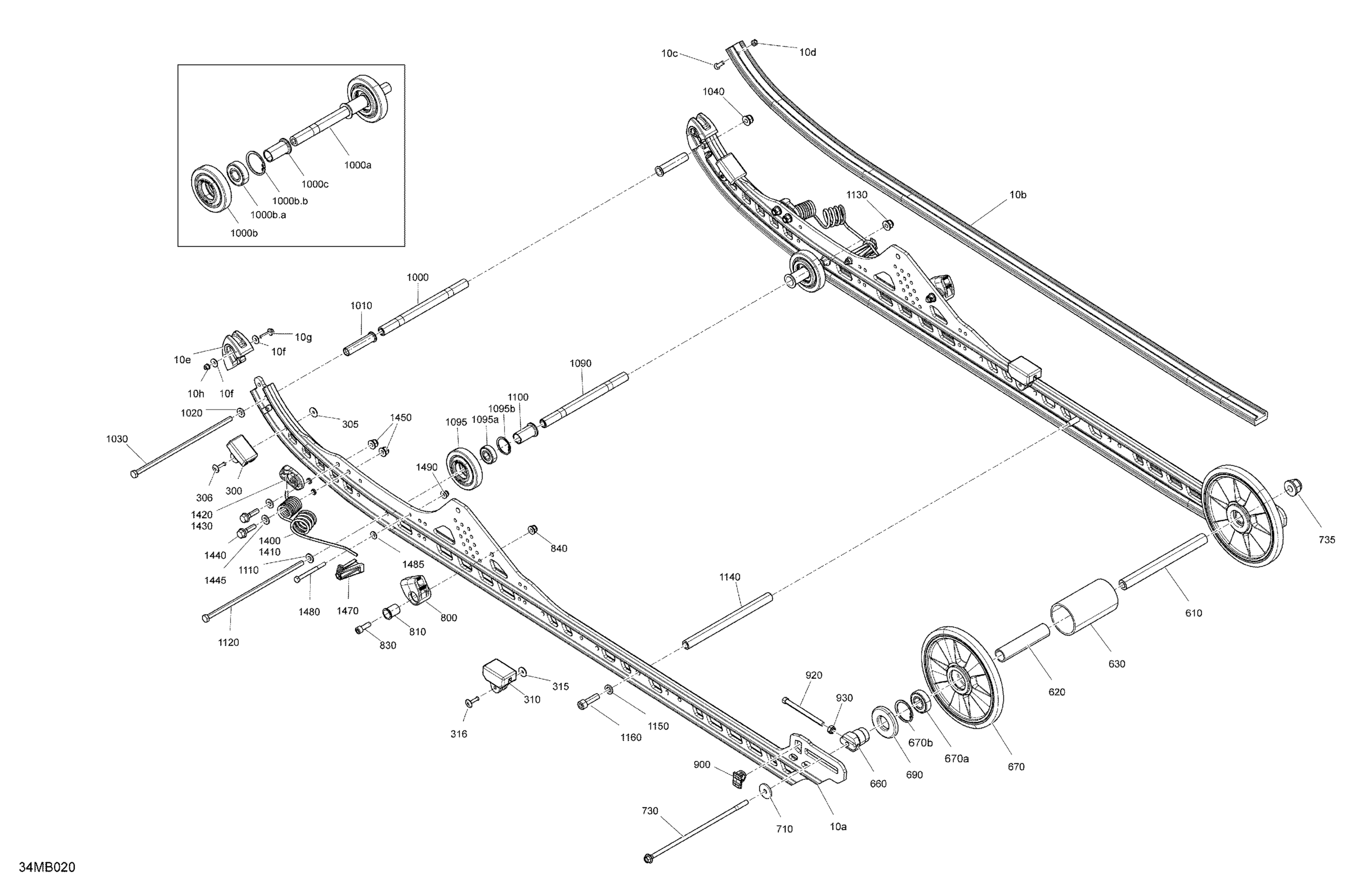 Suspension - Rear - Lower Section  - Except Model 146