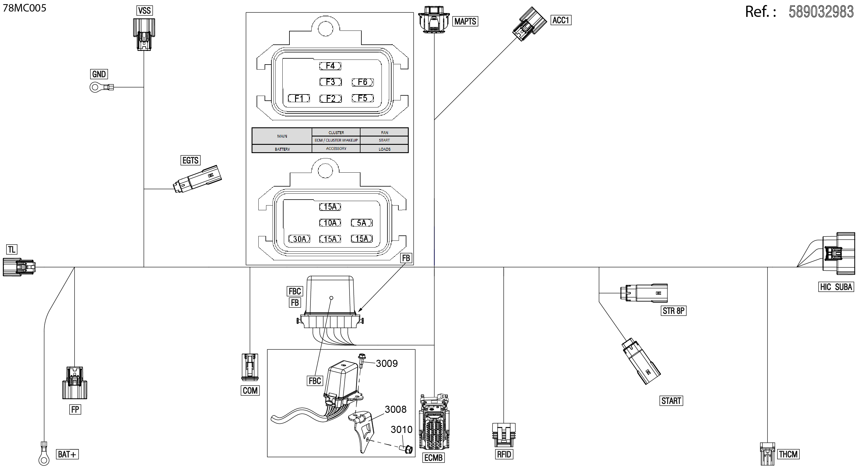 Electric - Main Harness - 515179406