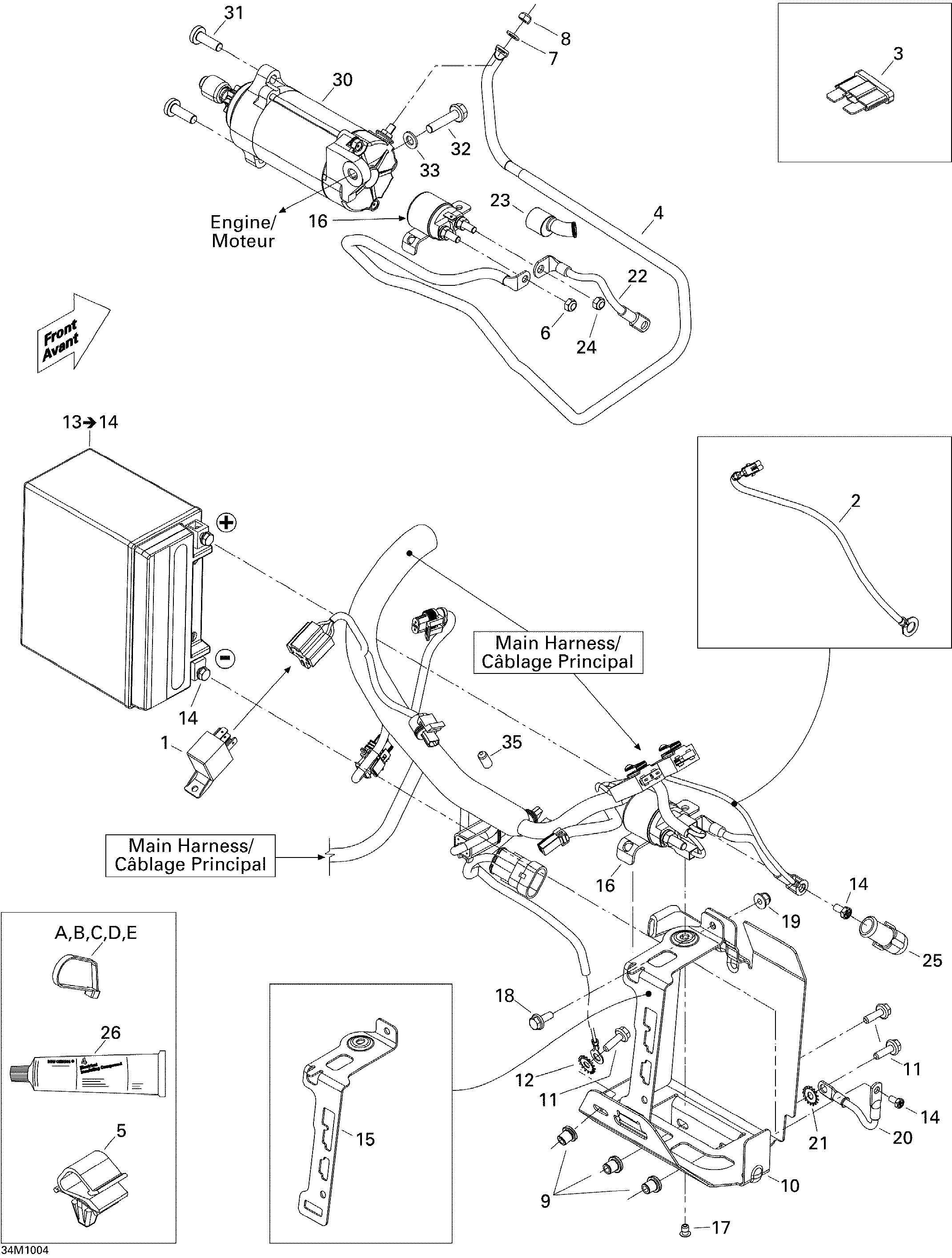 Battery And Starter