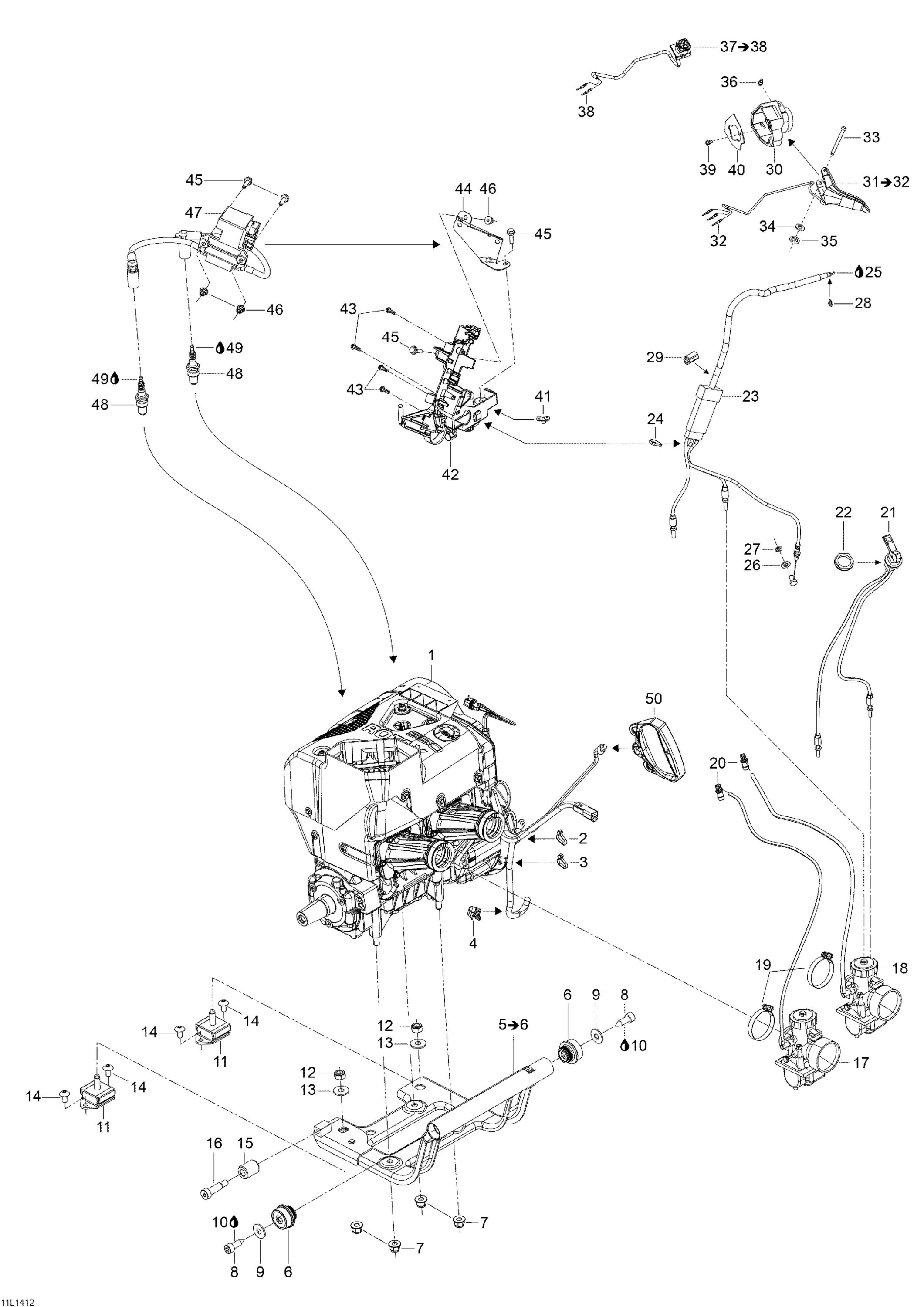 Engine And Engine Support