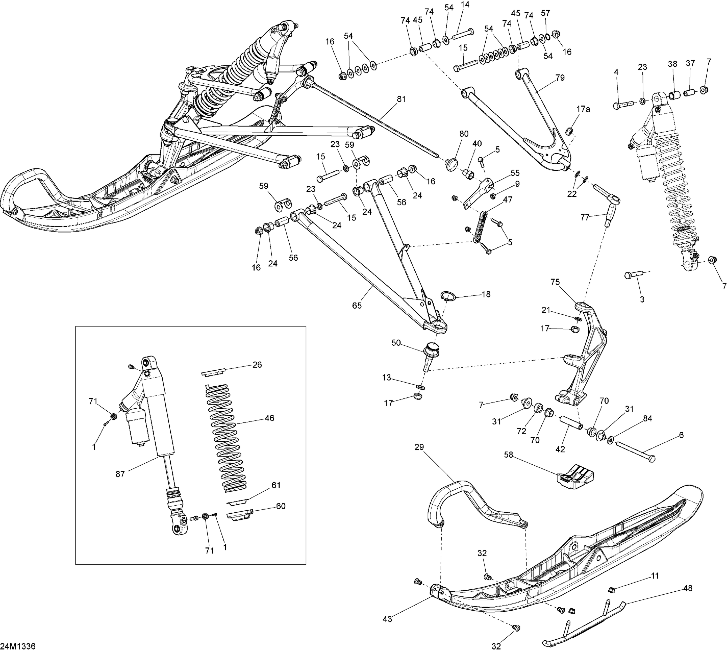 Front Suspension And Ski