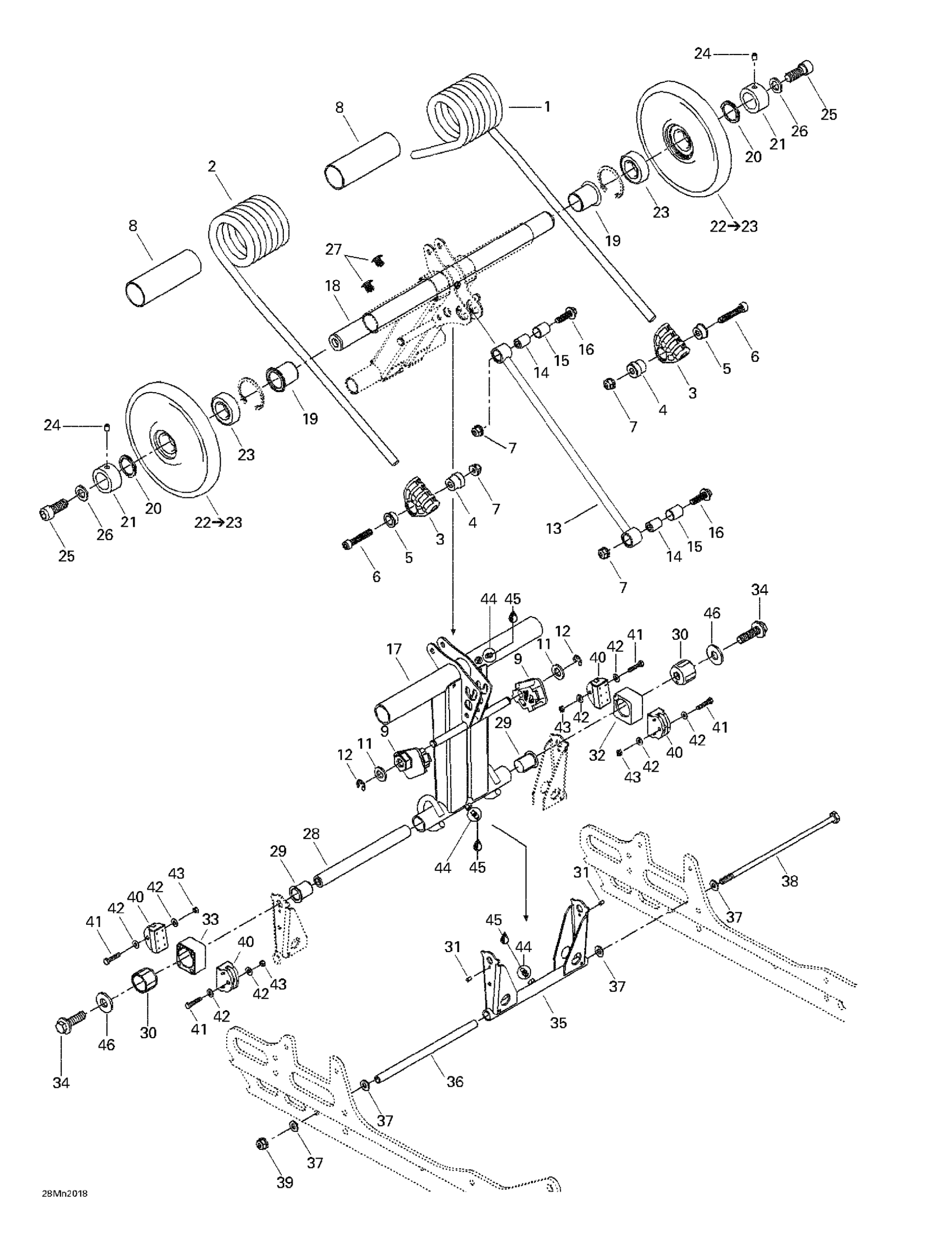 Схема узла: Rear Arm