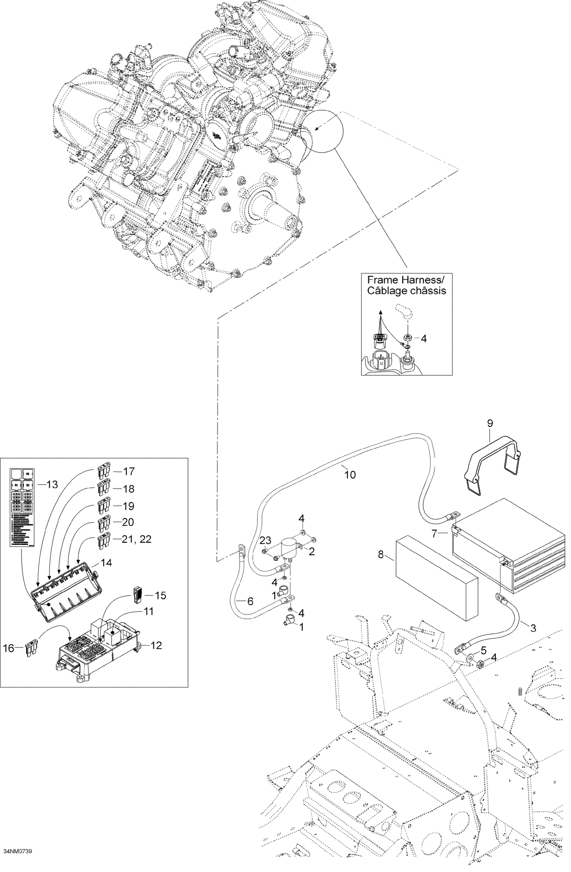 Battery And Starter