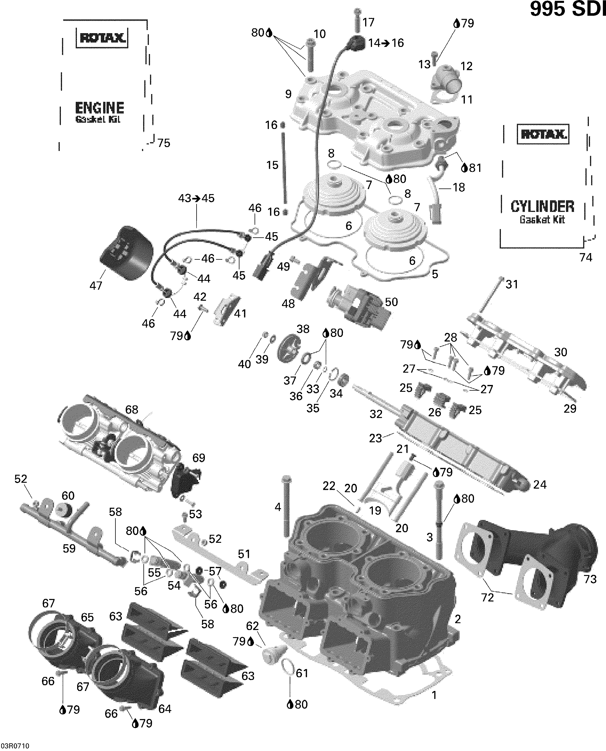 Cylinder and Cylinder Head, HM C/U, HMX