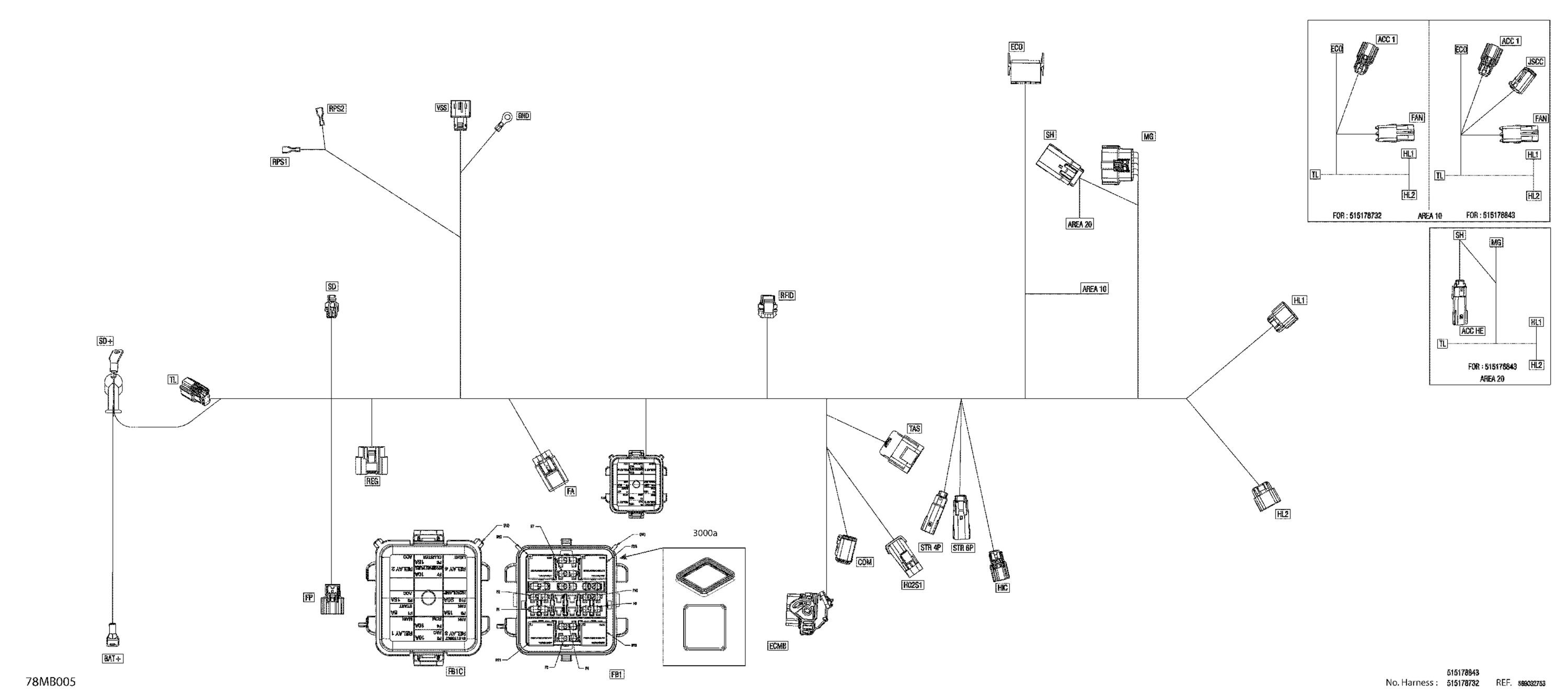 Electric - Main Harness - 515178732