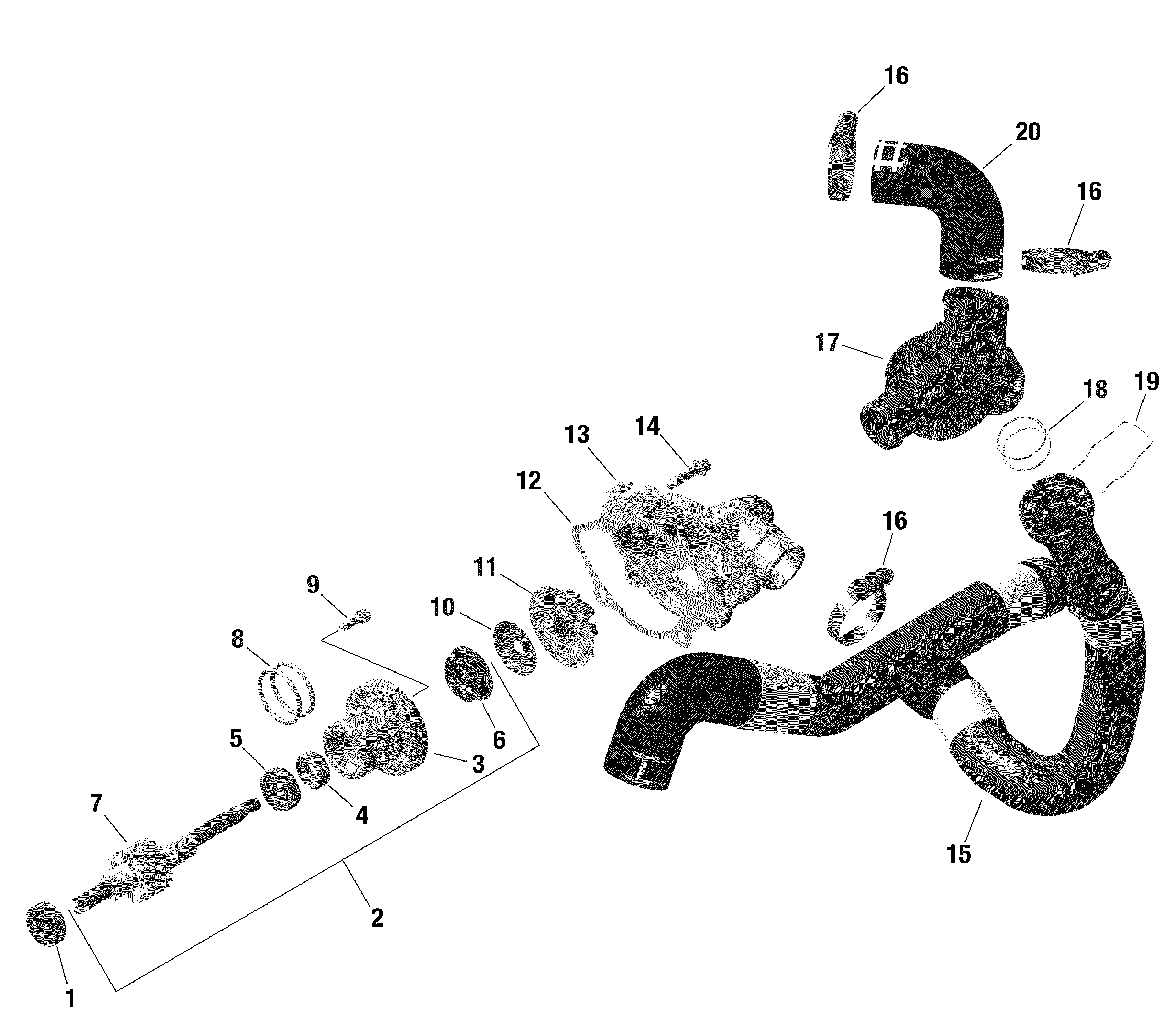 Engine - Cooling -  598 RS