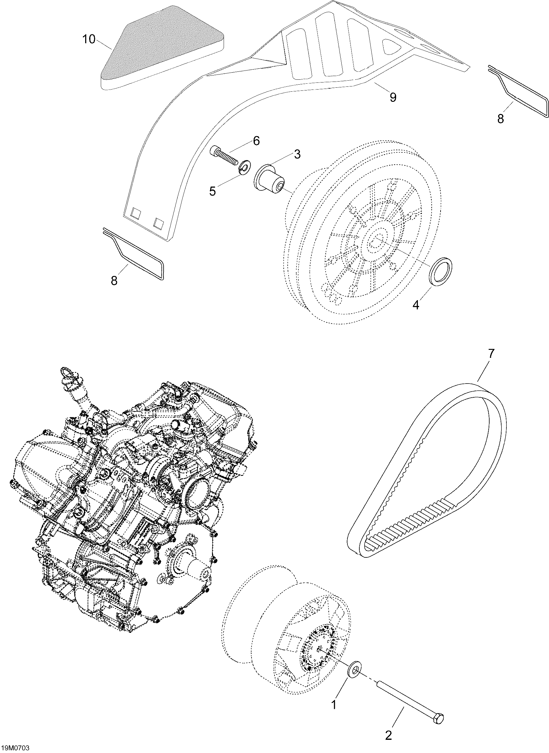 Схема узла: Pulley System