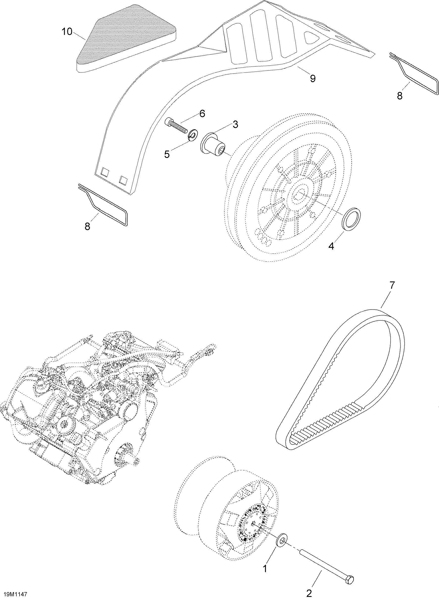 Схема узла: Pulley System