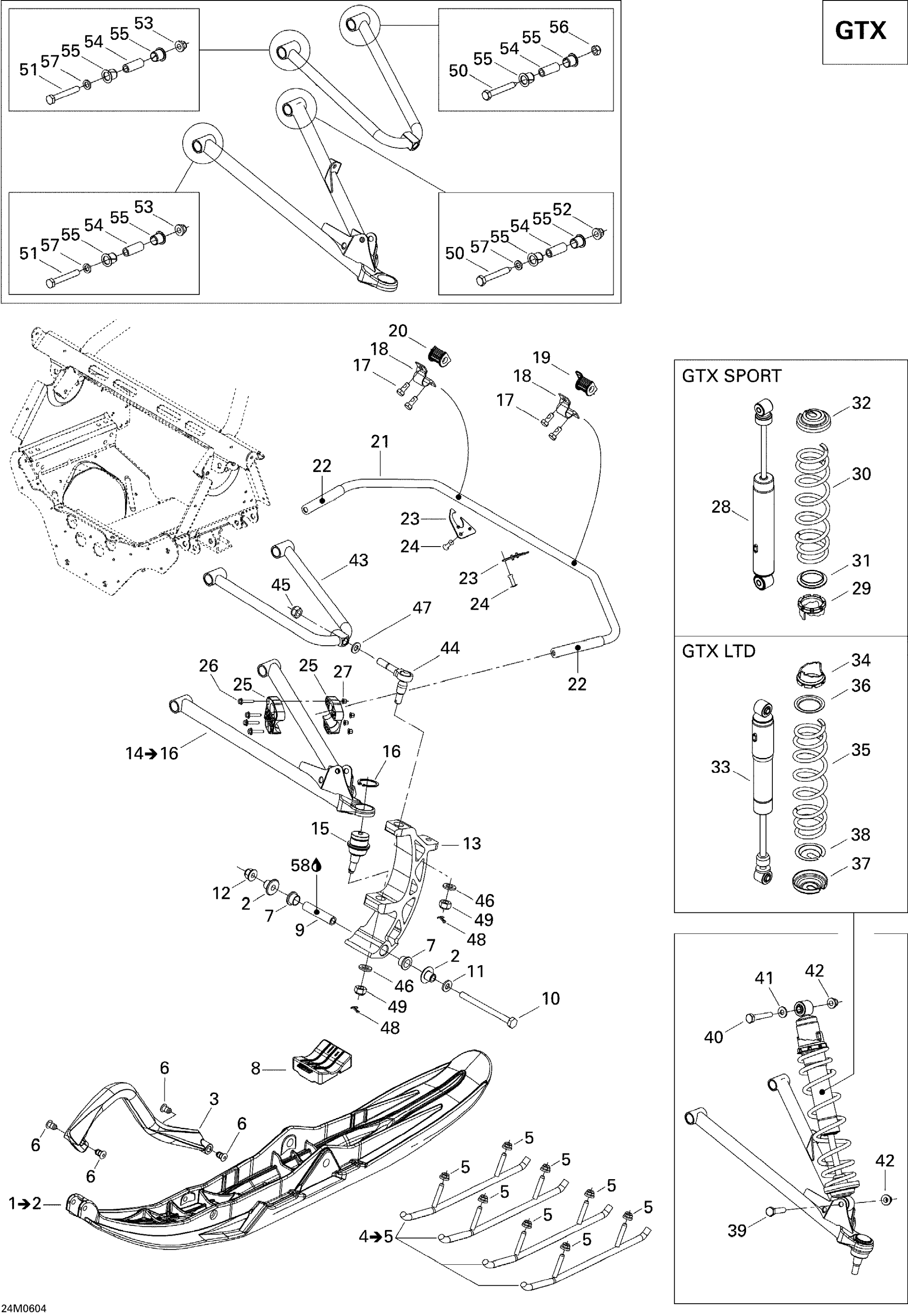 Front Suspension And Ski Sport