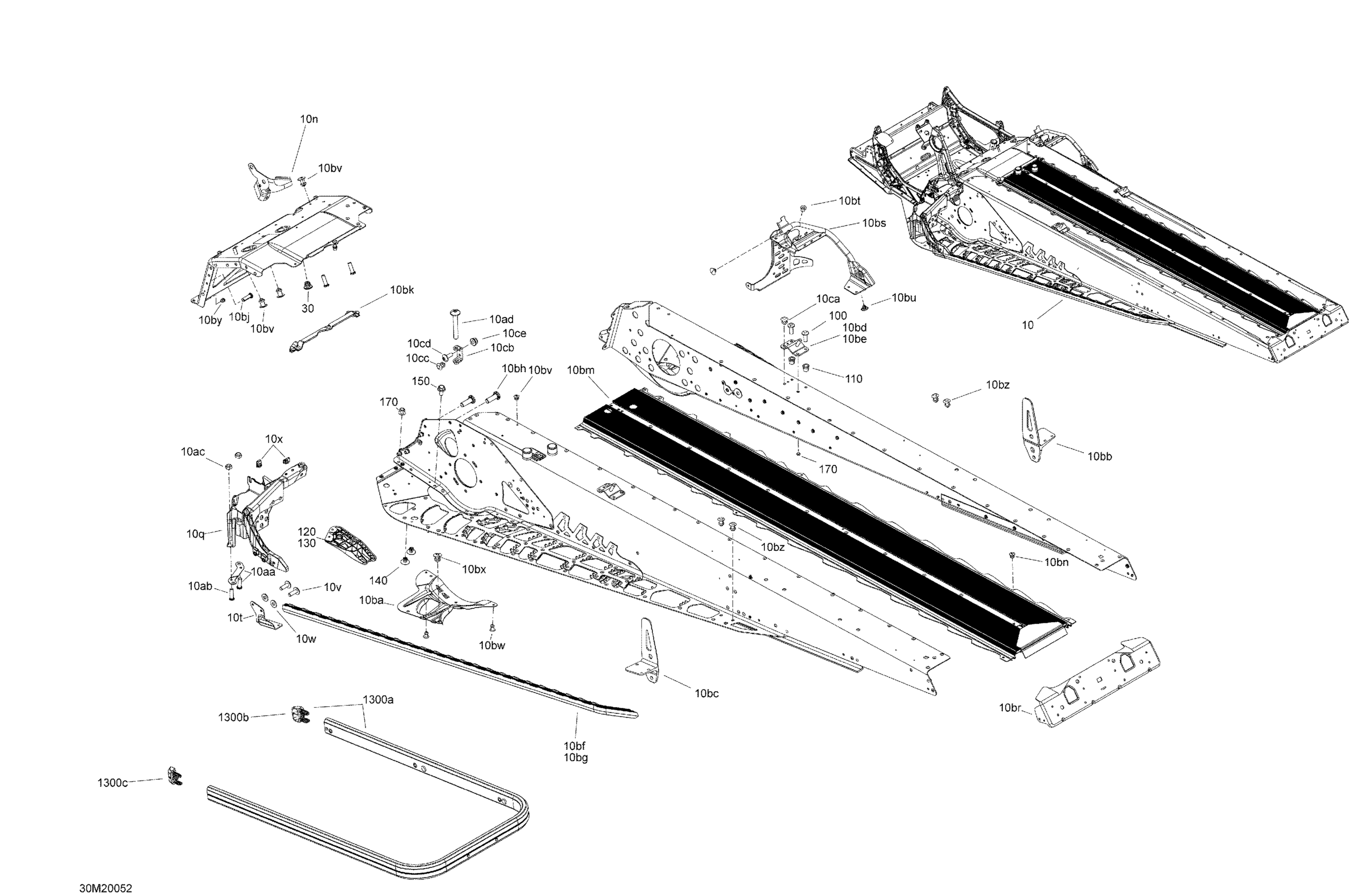 Схема узла: Frame - Rear Section