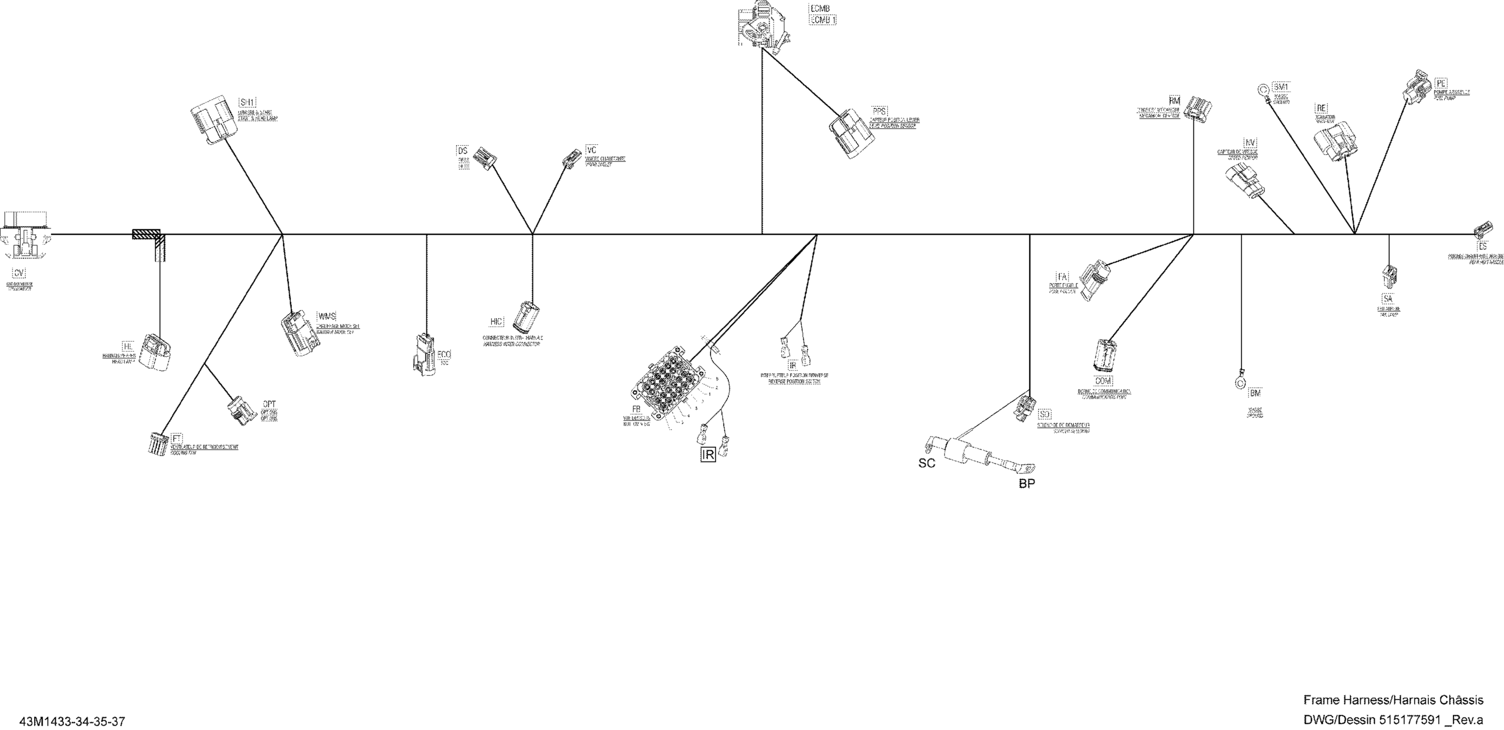 Electrical Harness Frame