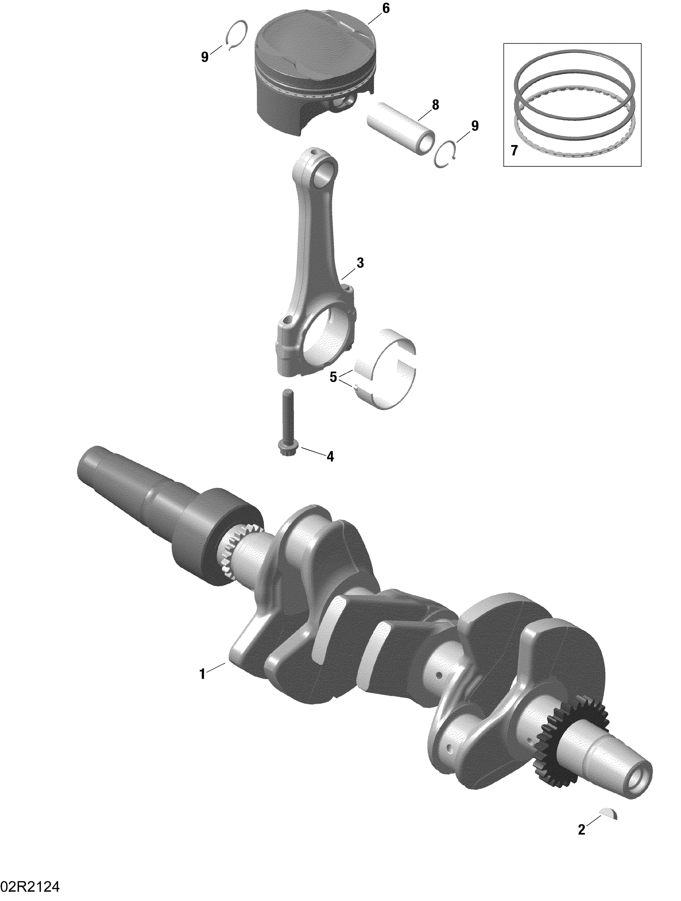 ROTAX - Crankshaft And Pistons