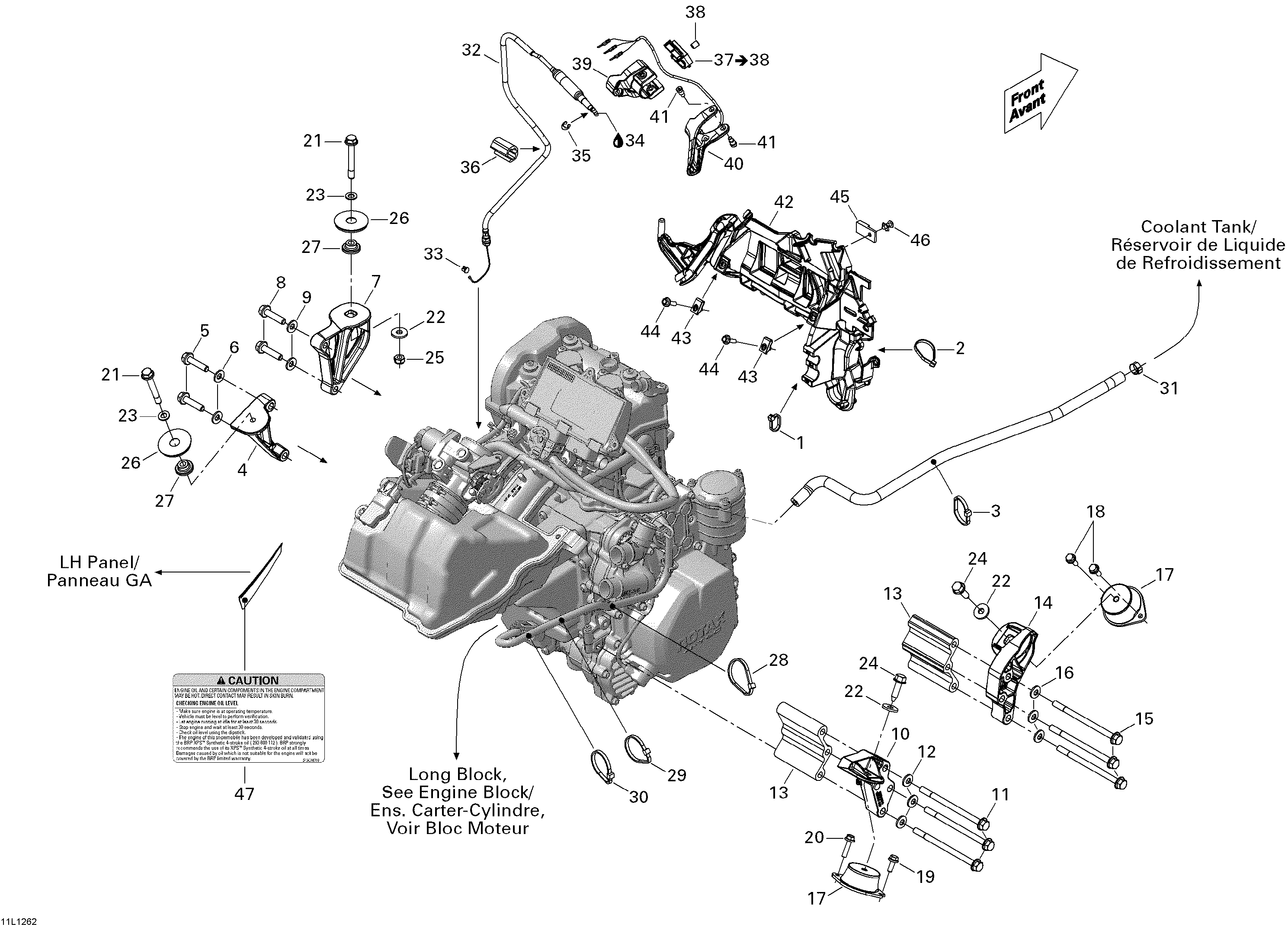 Engine And Engine Support