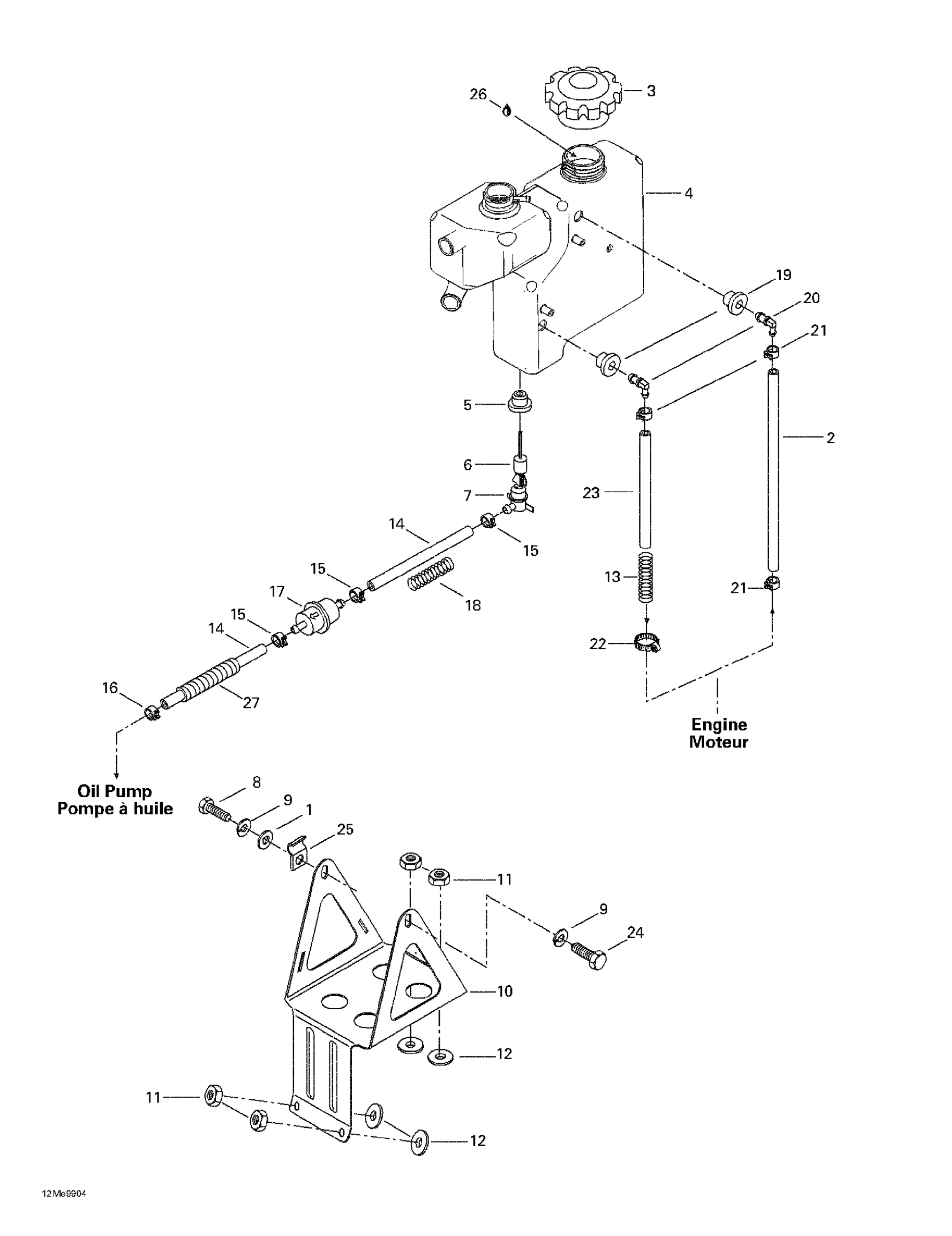 Oil Tank And Support