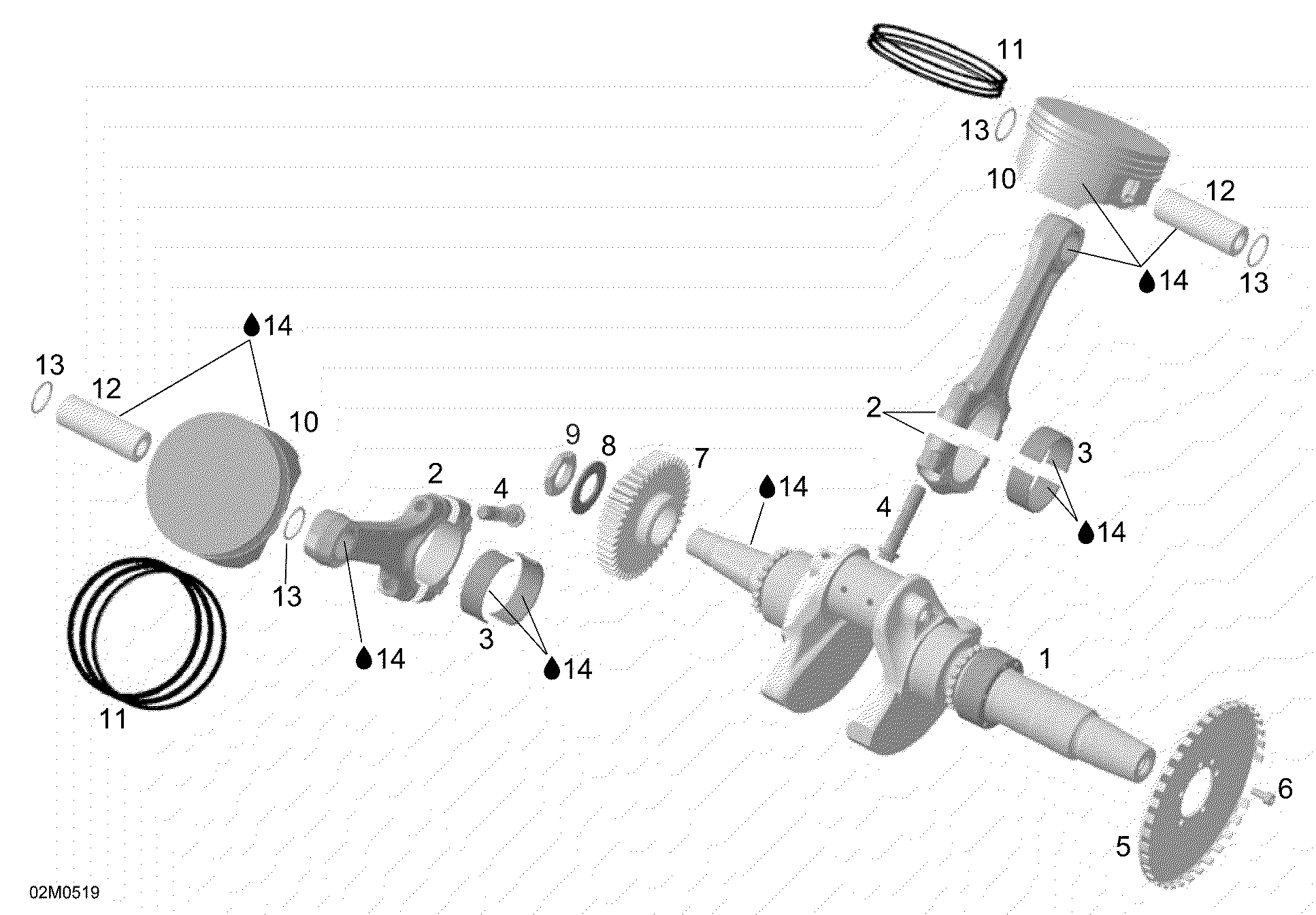 Crankshaft And Pistons