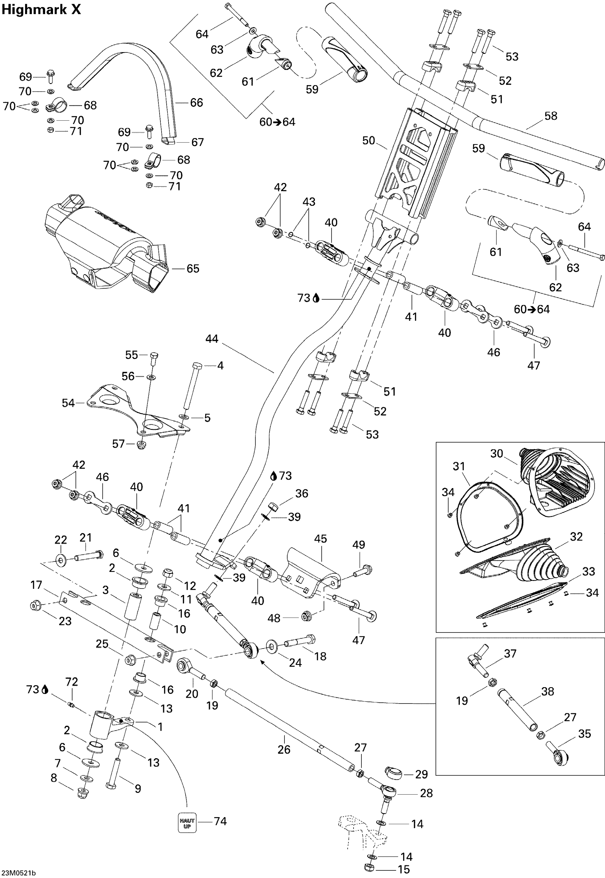 Схема узла: Steering System X