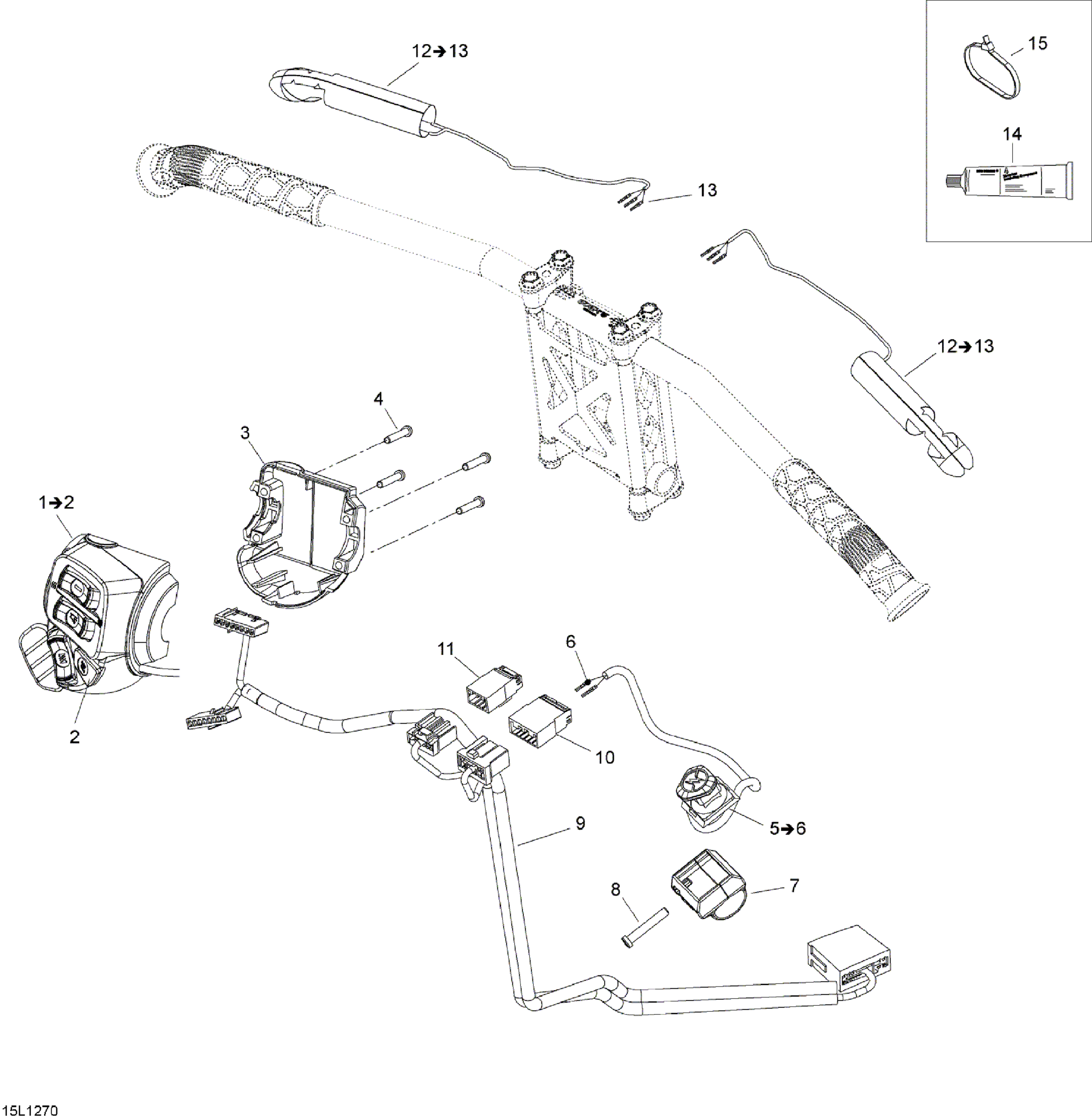 Схема узла: Steering Wiring Harness