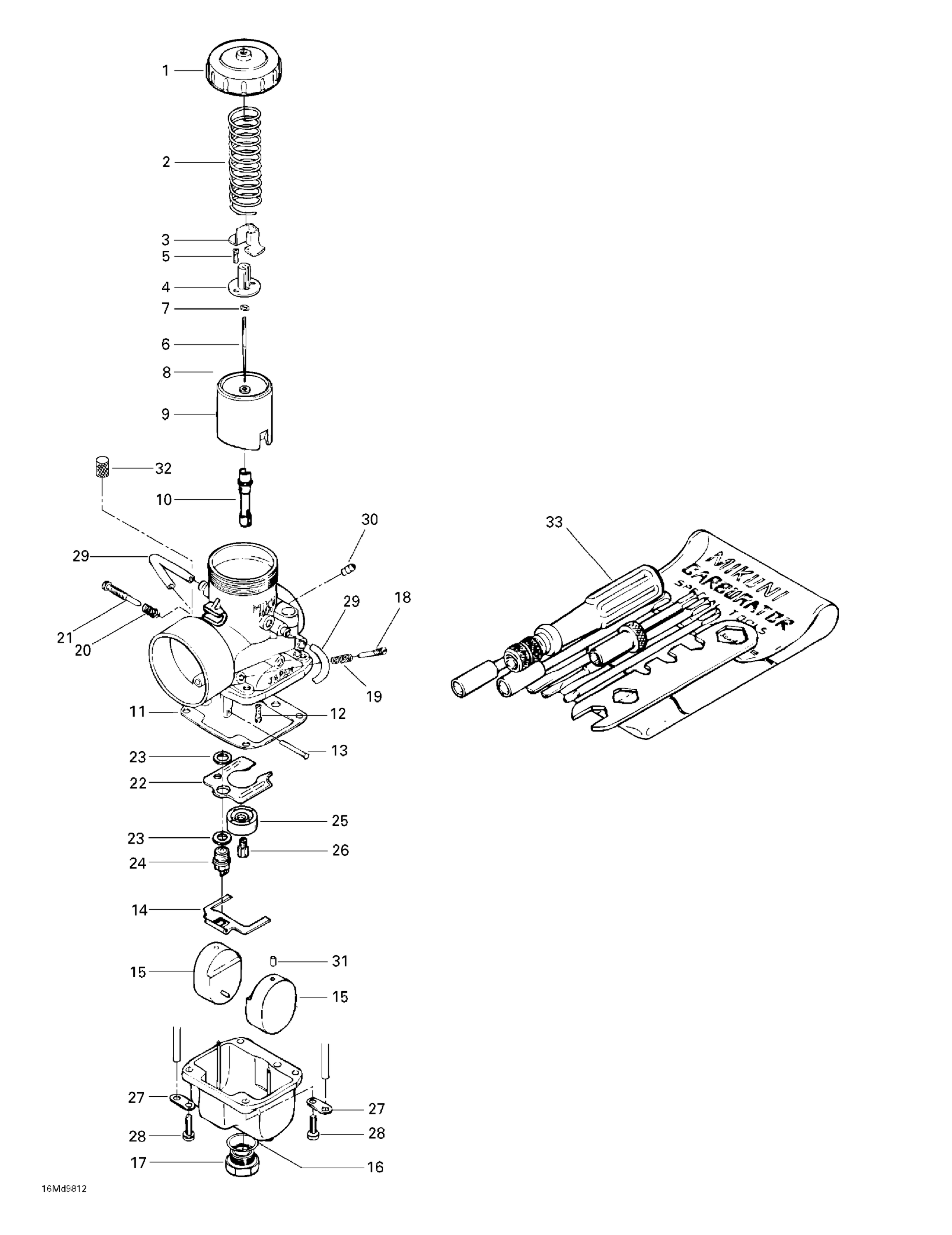 Схема узла: Carburetors