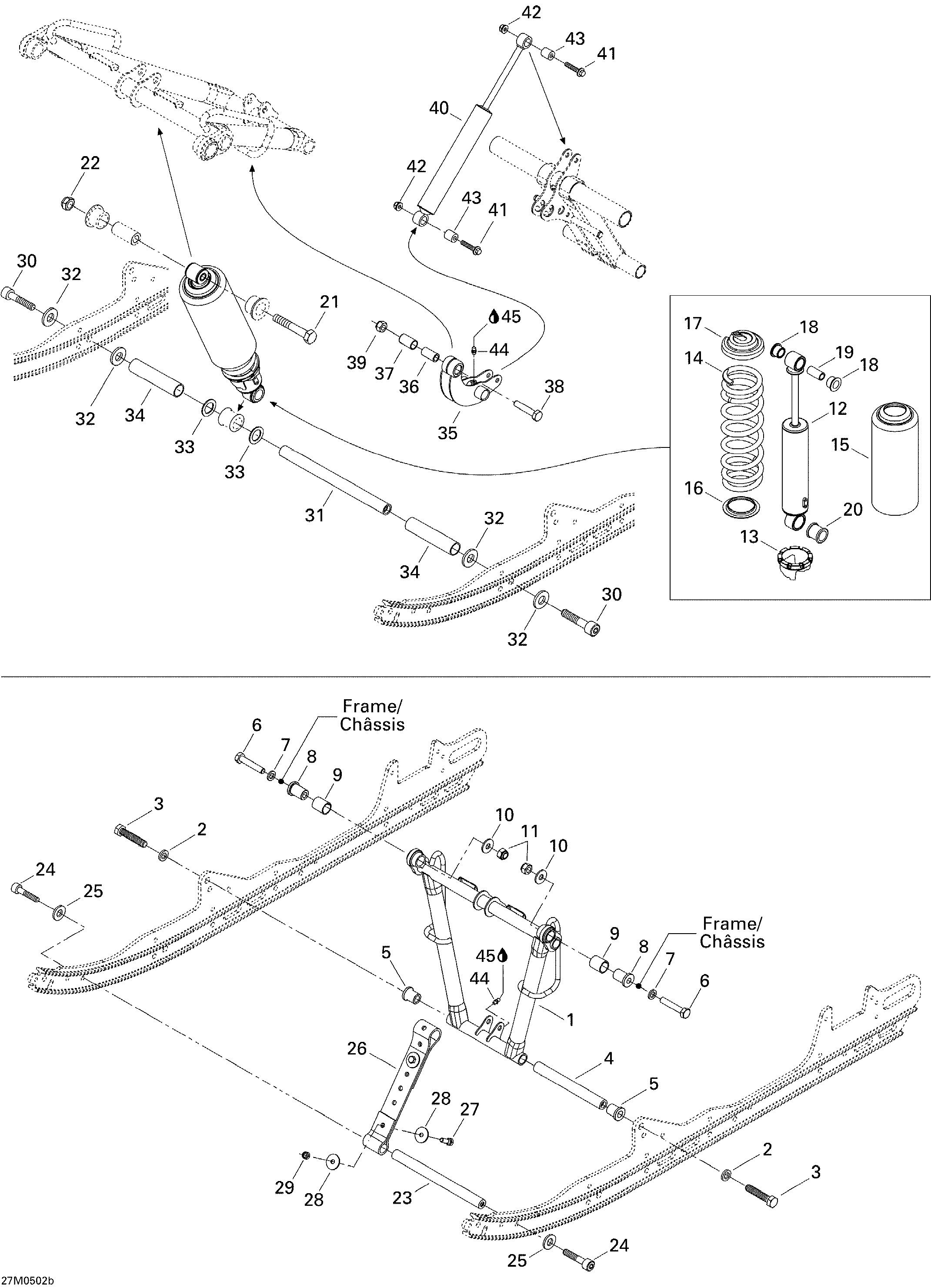 Схема узла: Front Arm GSX