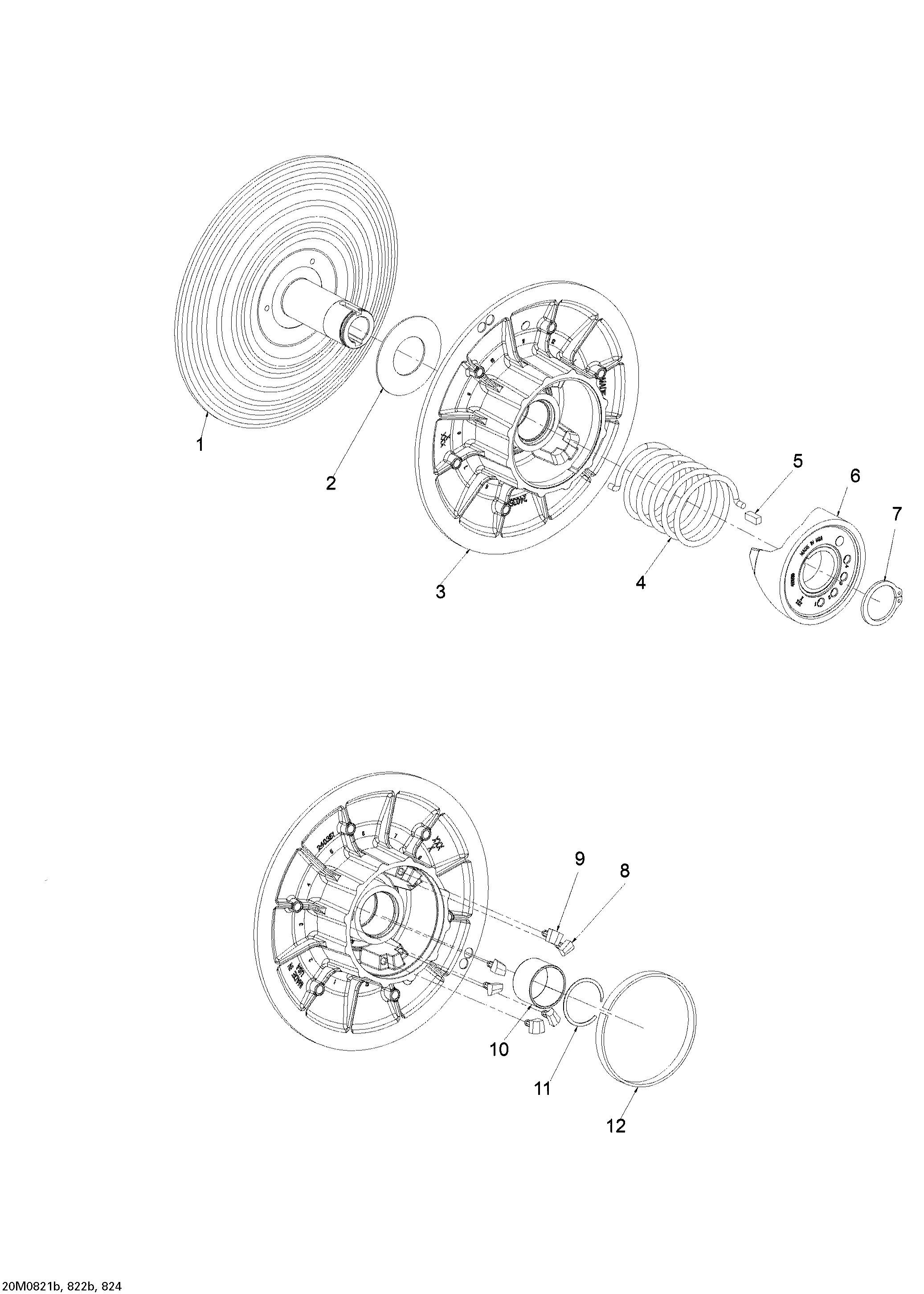 Driven Pulley 600HO SDI