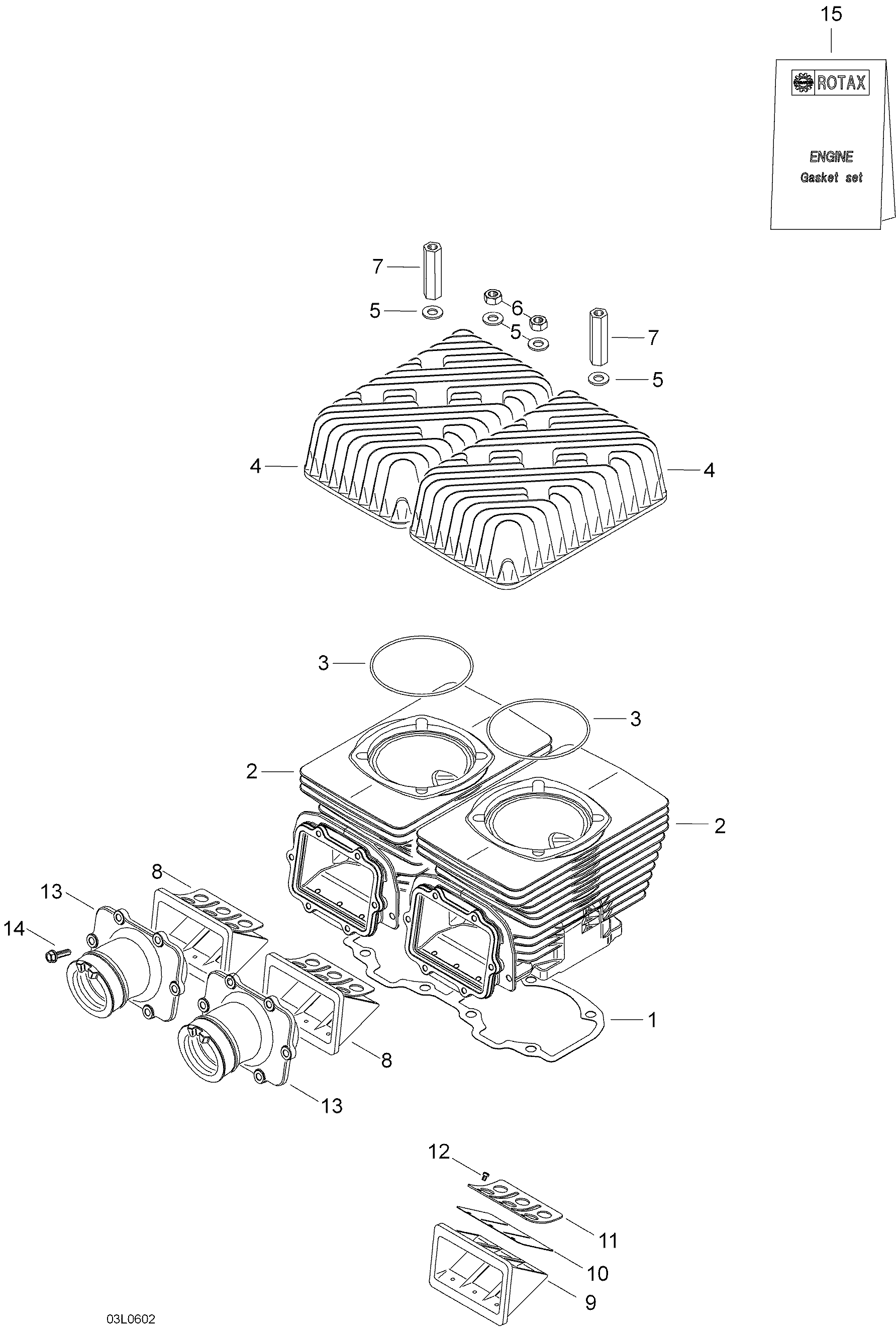 Схема узла: Cylinder And Cylinder Head