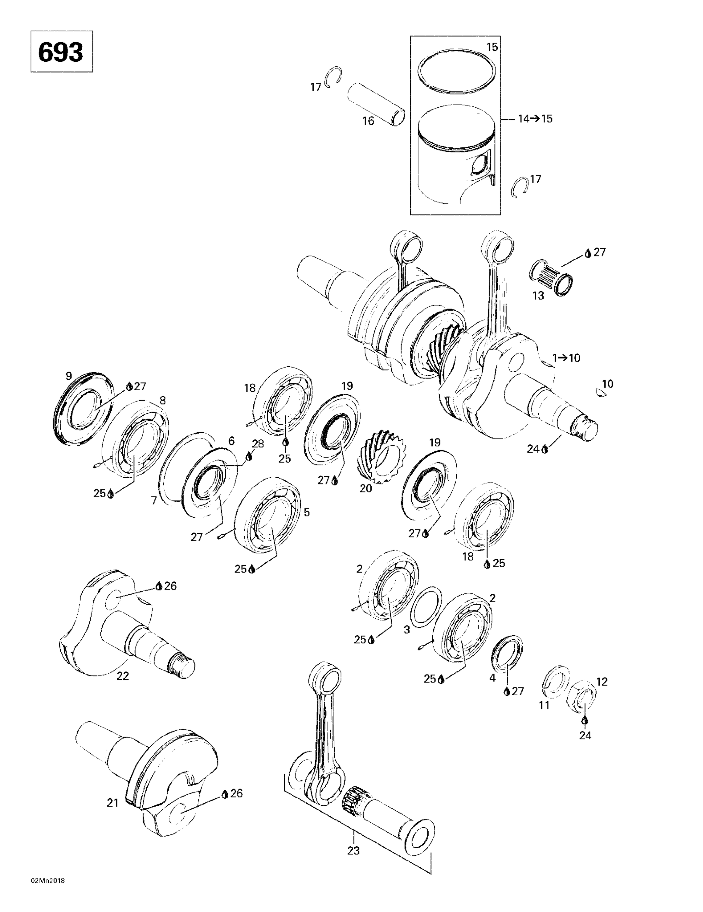 Crankshaft And Pistons 2