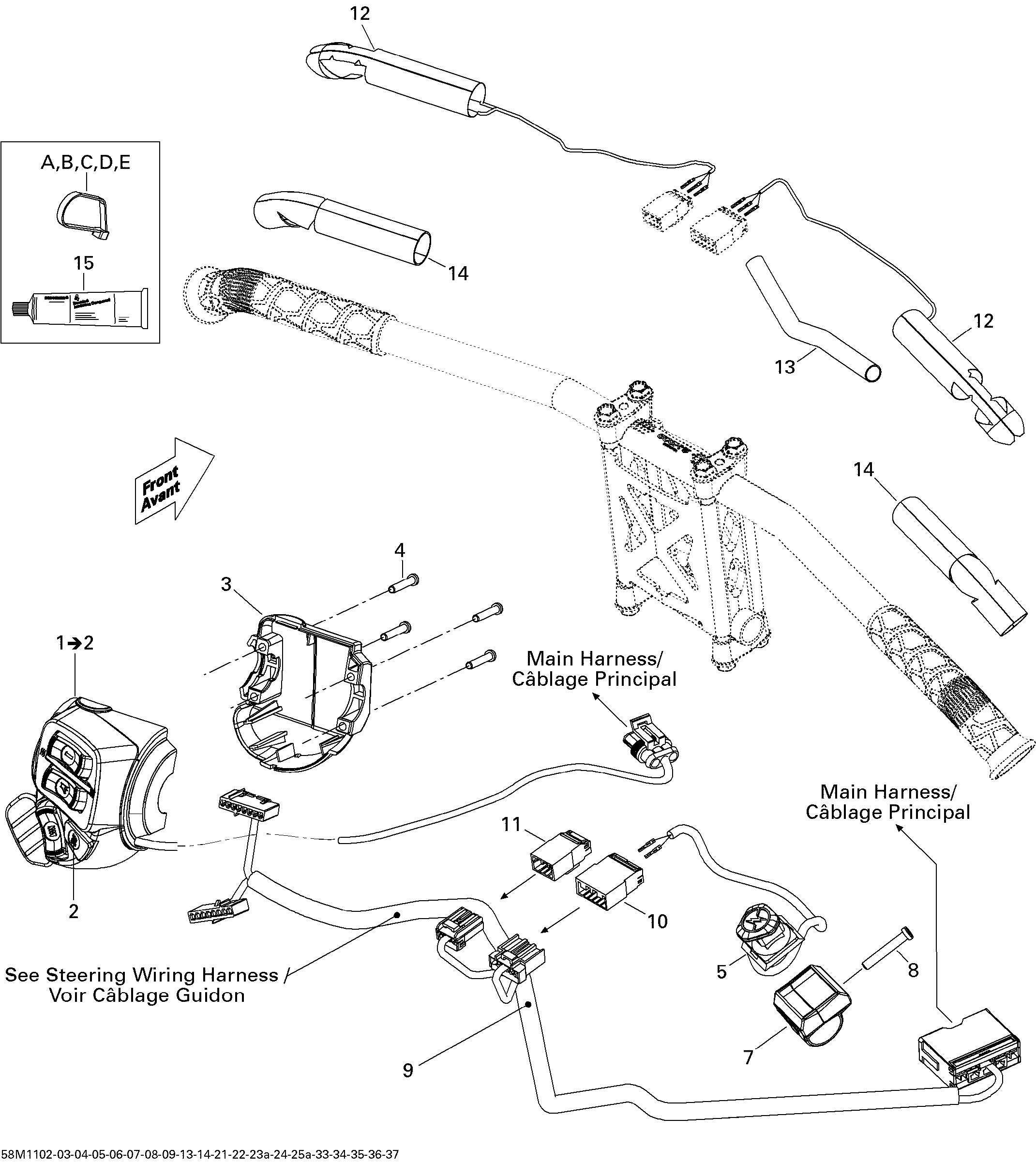 Схема узла: Electrical Accessories, Steering