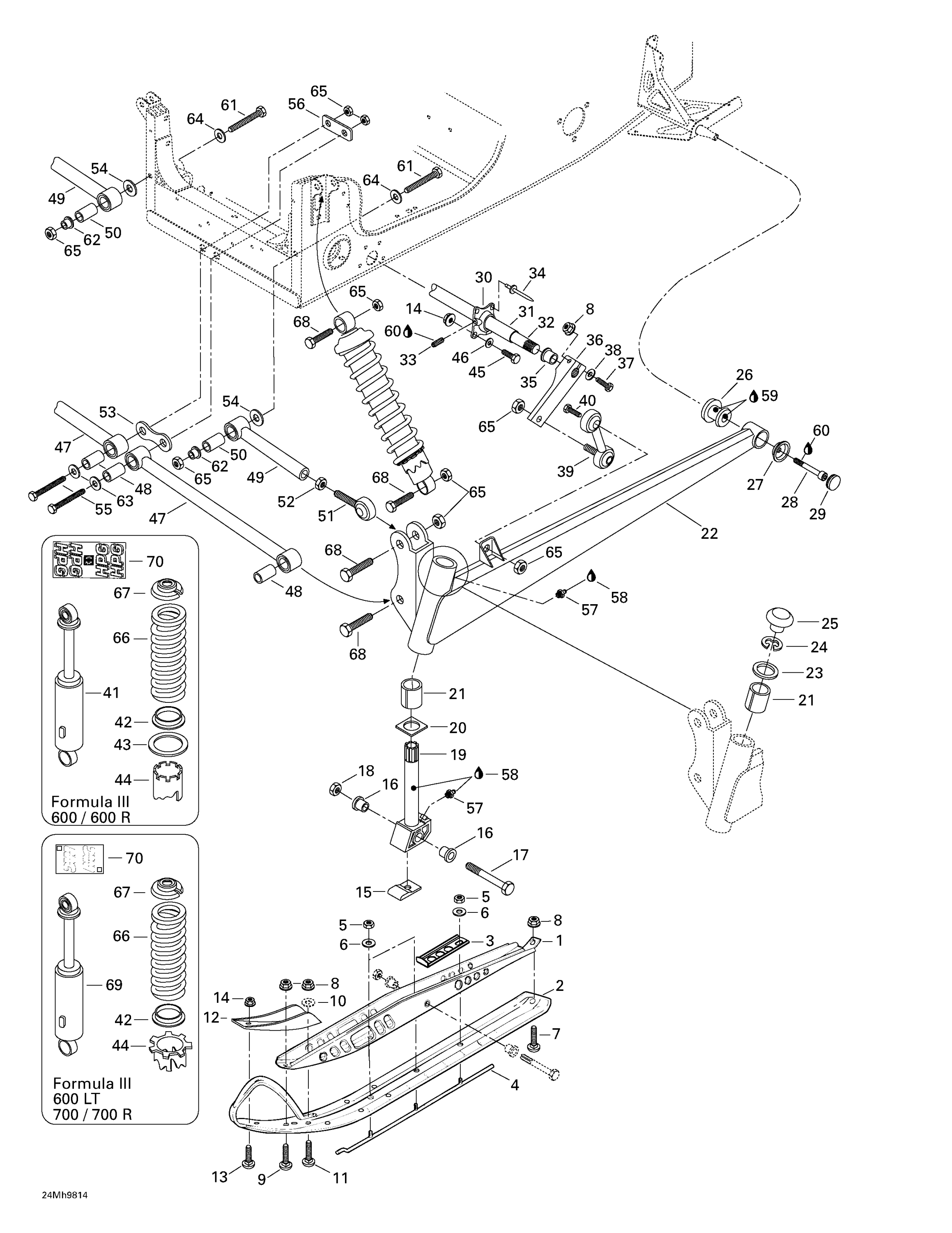 Front Suspension And Ski