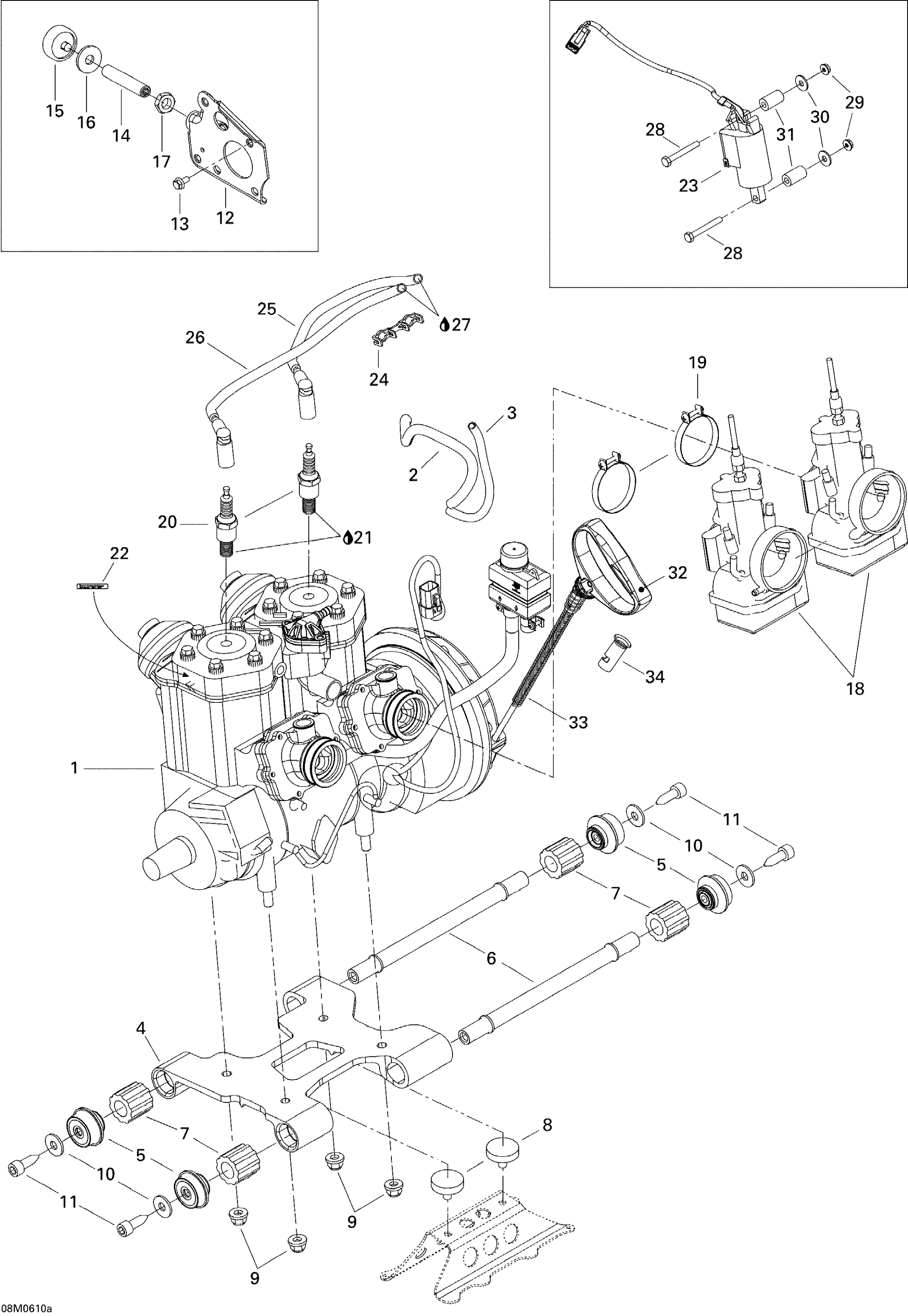 Engine And Engine Support