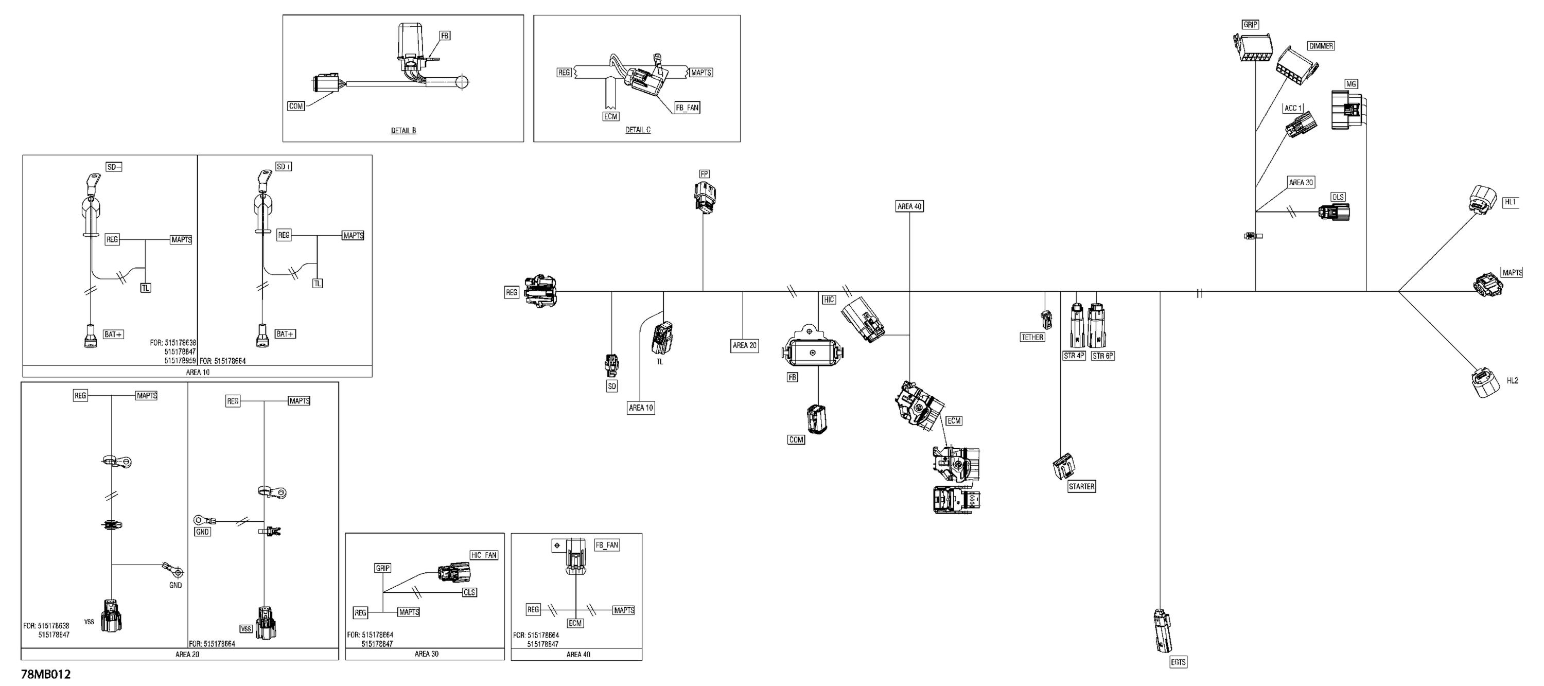 Electric - Main Harness - 515178959