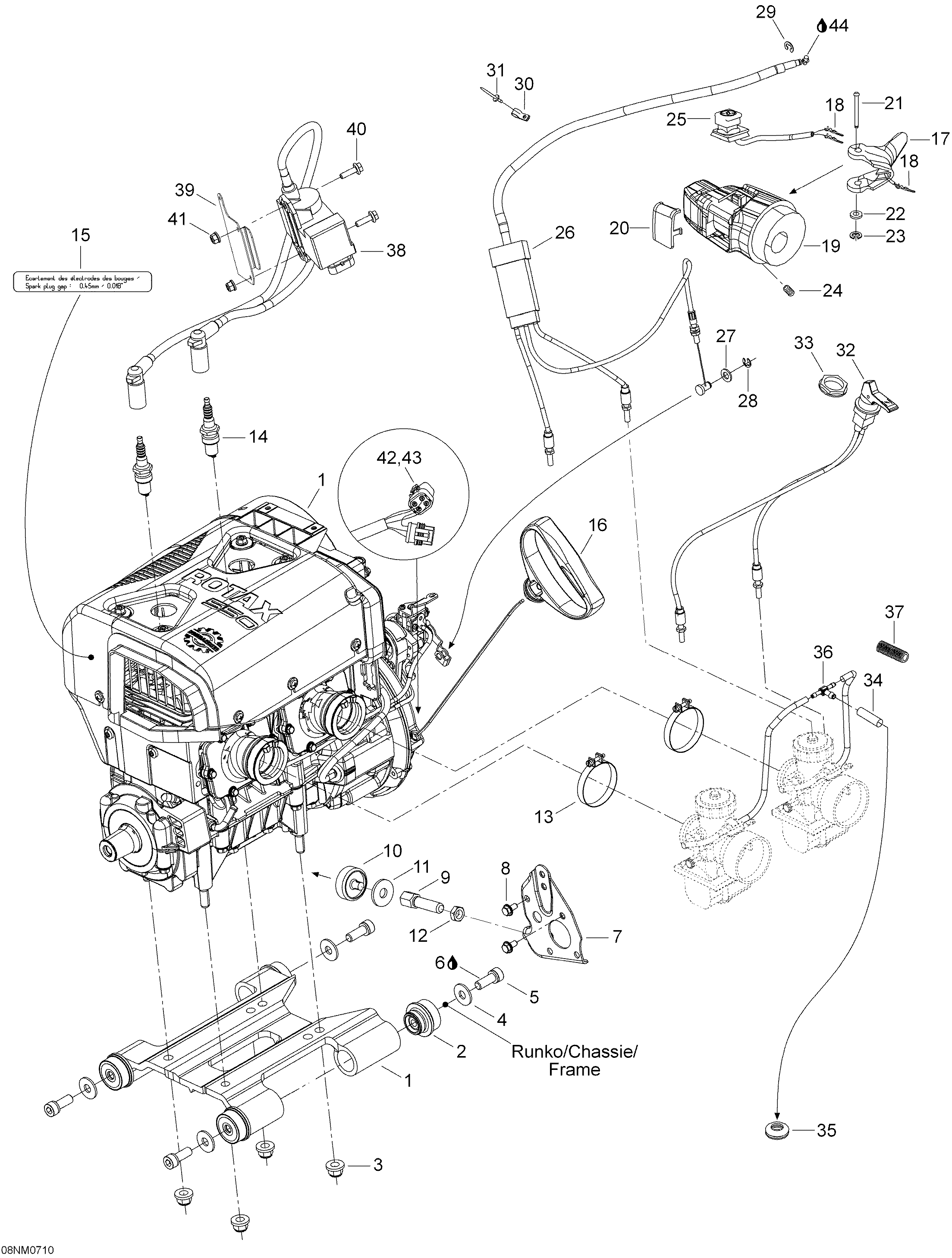 Engine And Engine Support