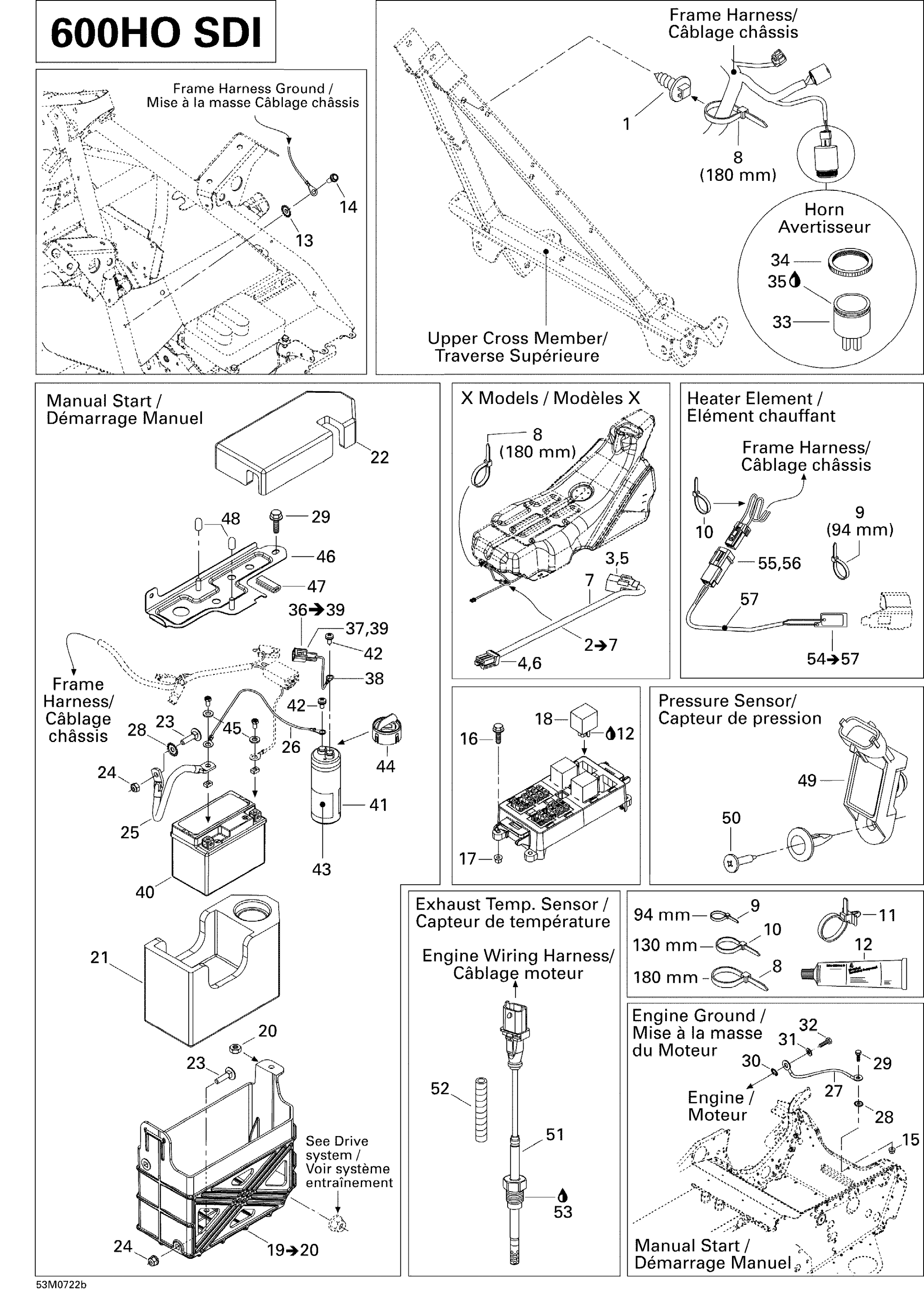 Electrical Accessories 2, ADR, Blizzard, 600 HO SDI