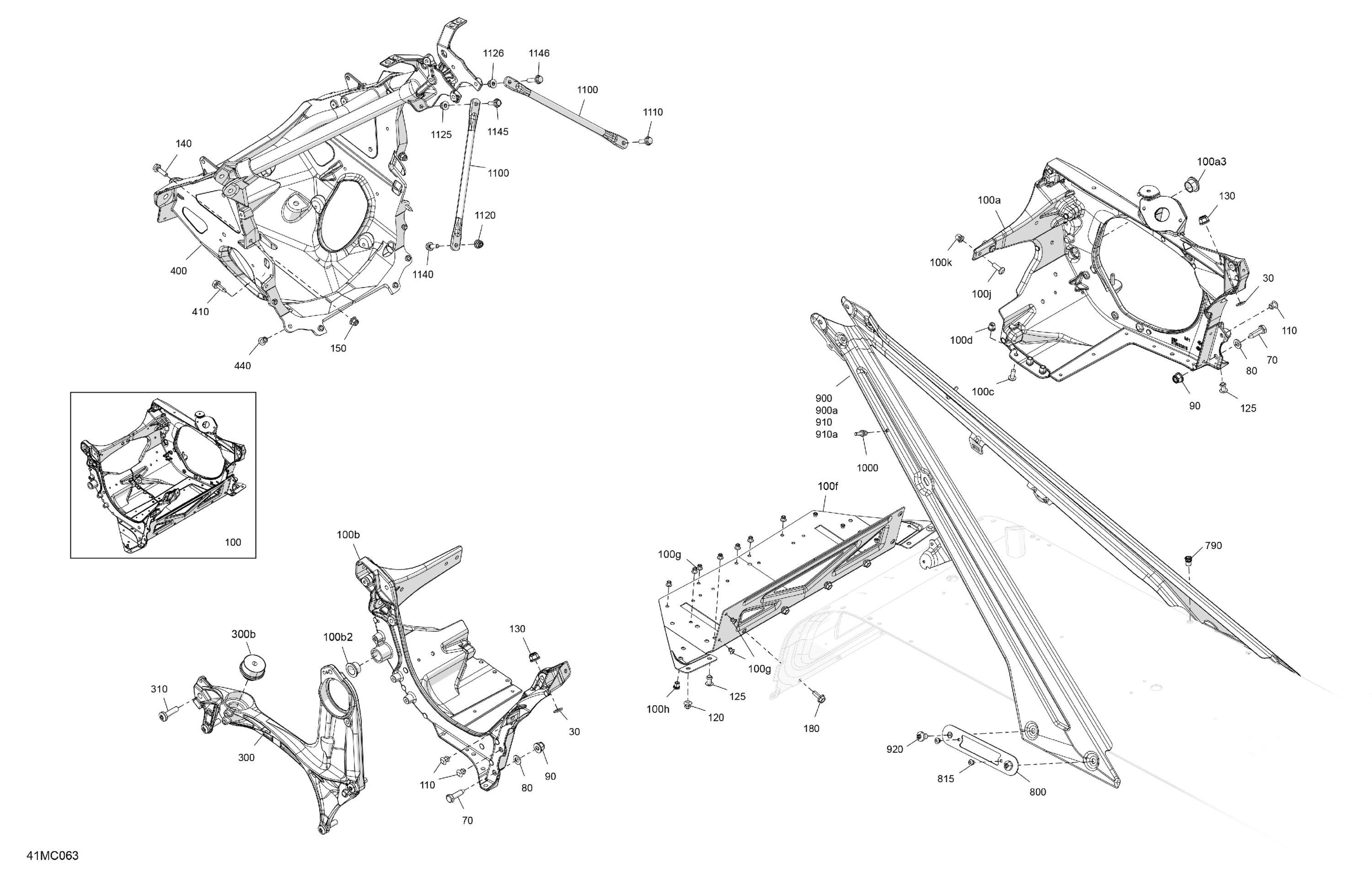 Схема узла: Frame - System - Front Section