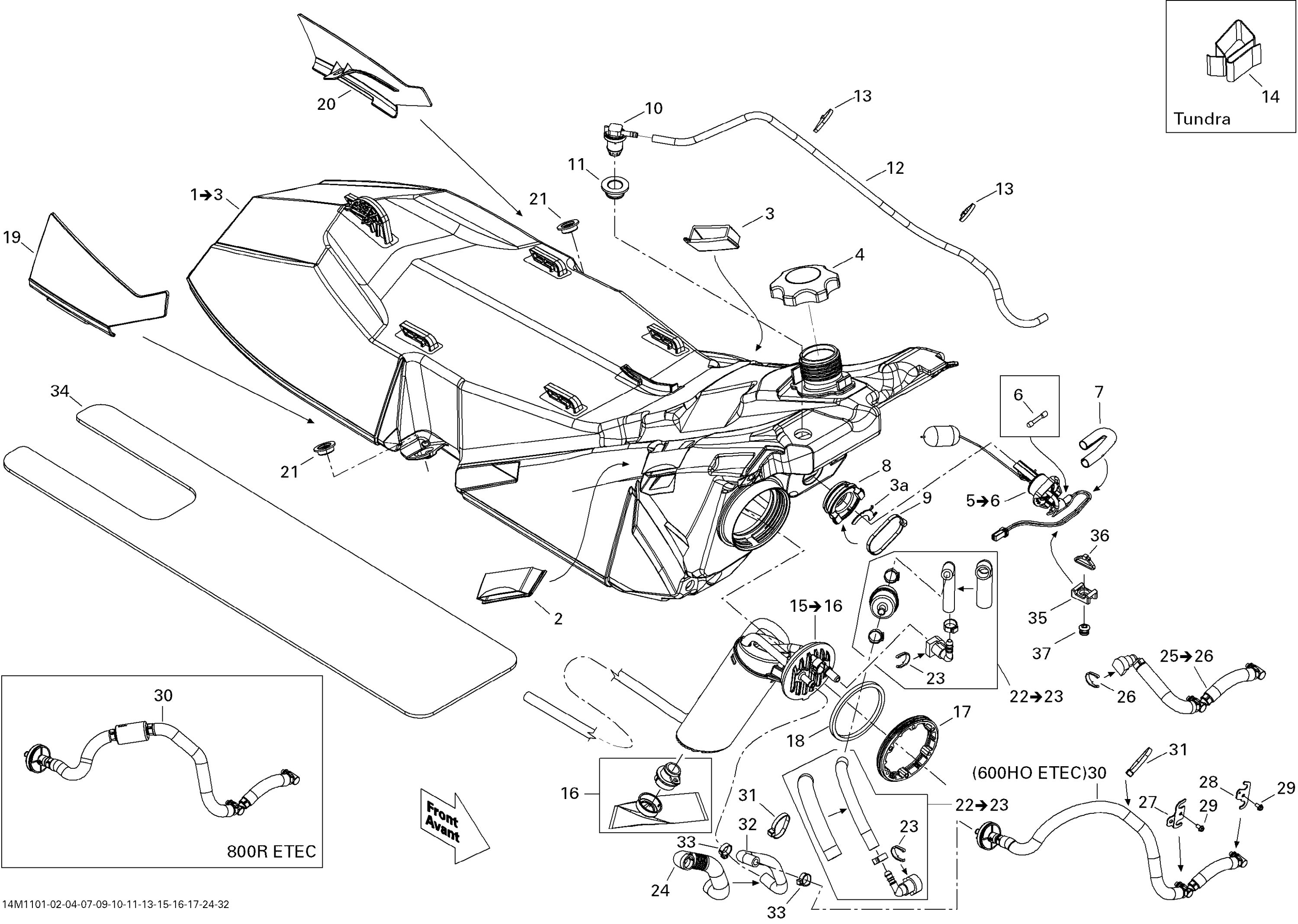 Fuel System 800R ETEC