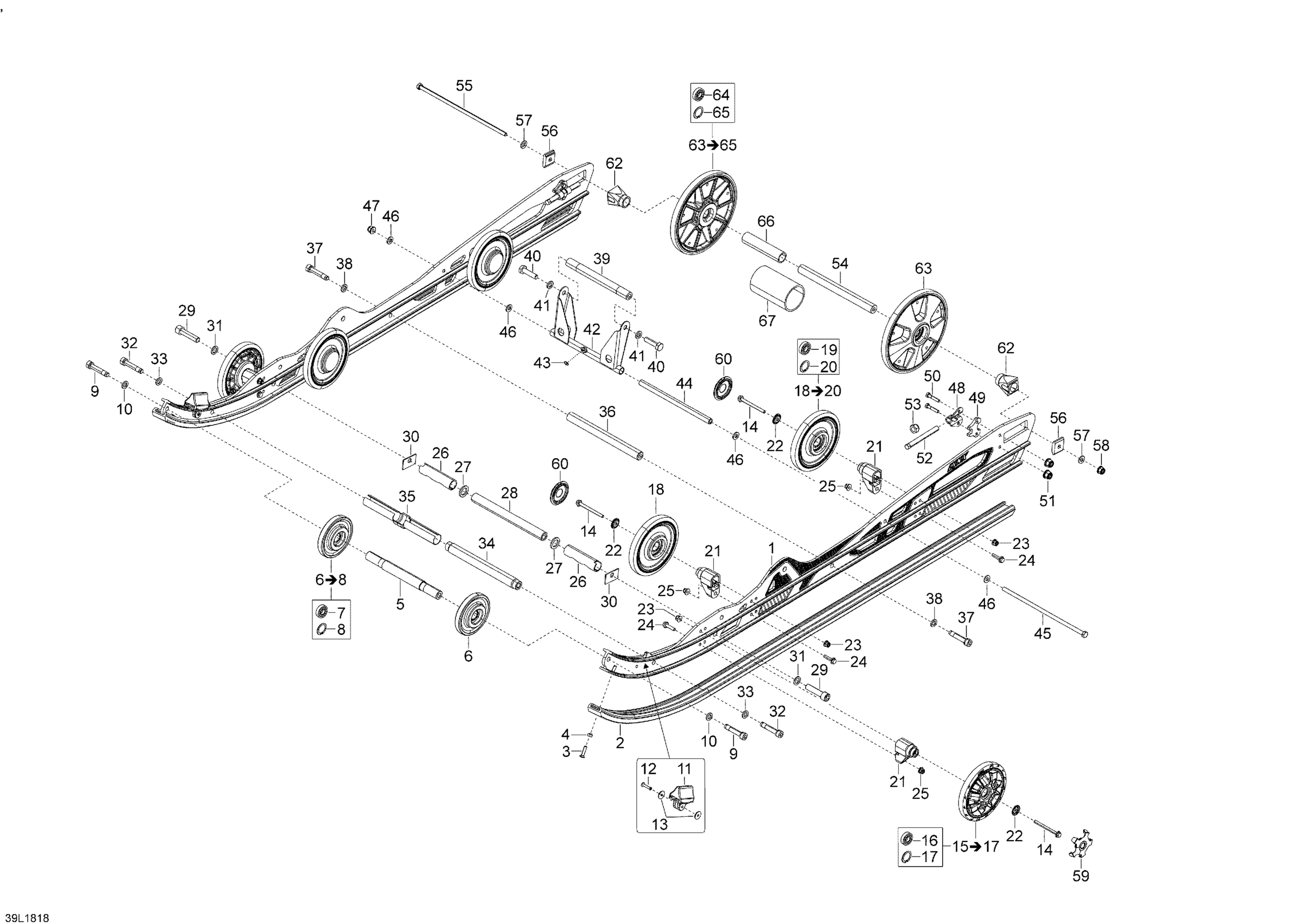 Rear Suspension Boondocker - 600HO E-TEC