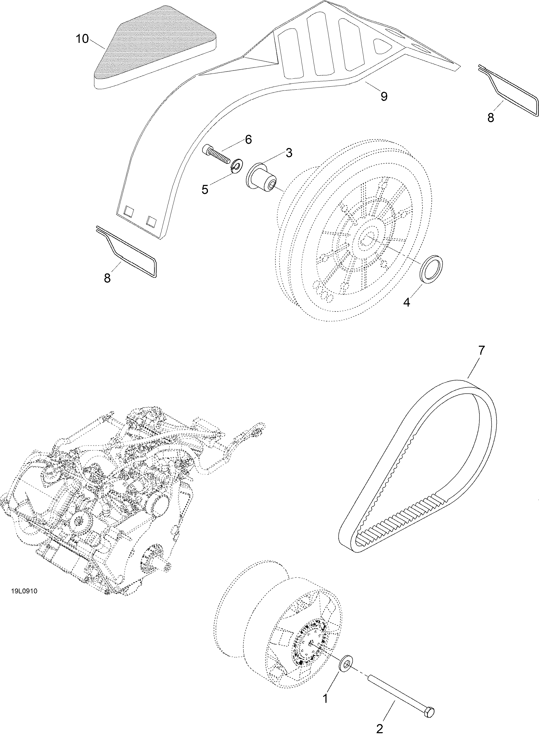 Схема узла: Pulley System