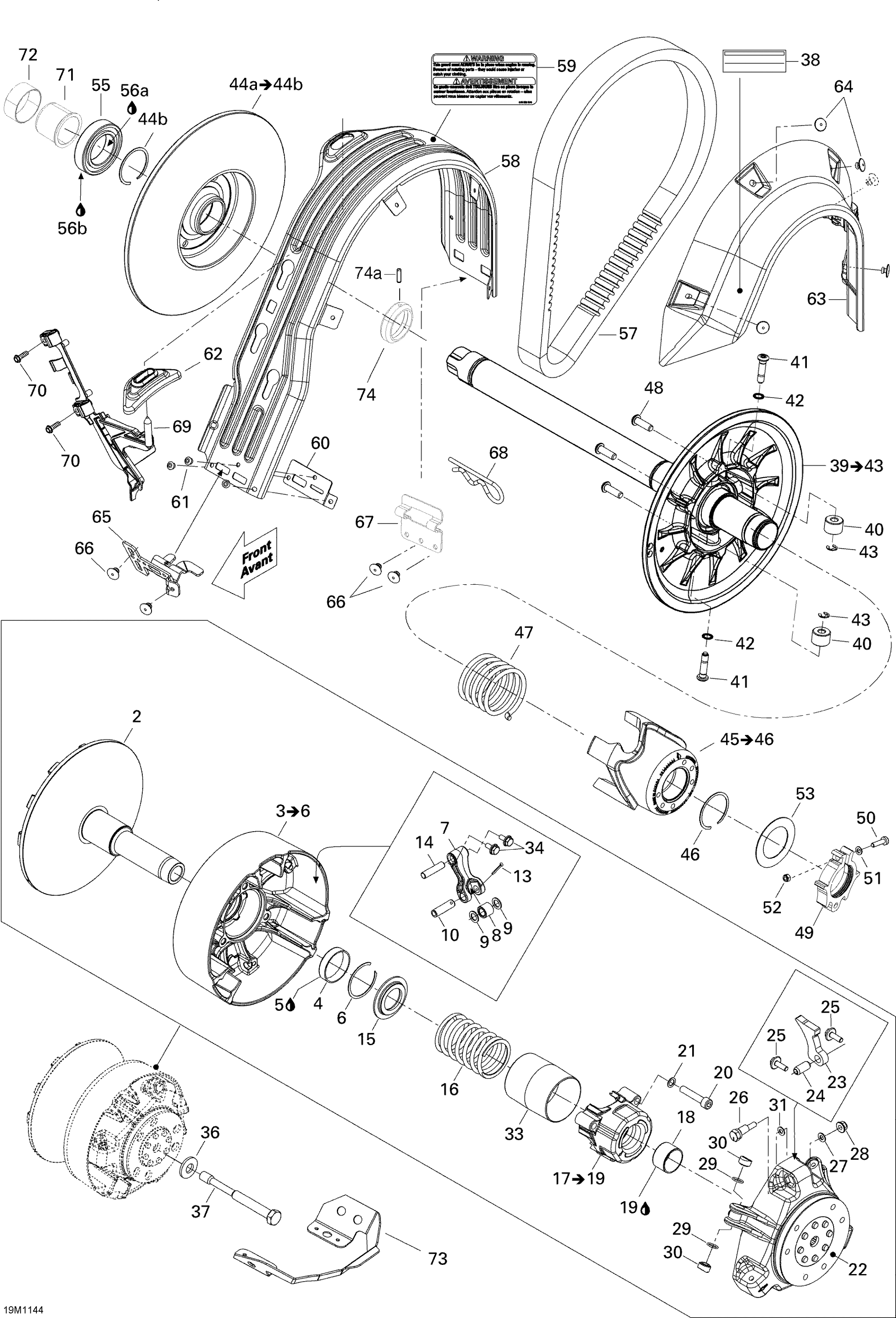 Схема узла: Pulley System